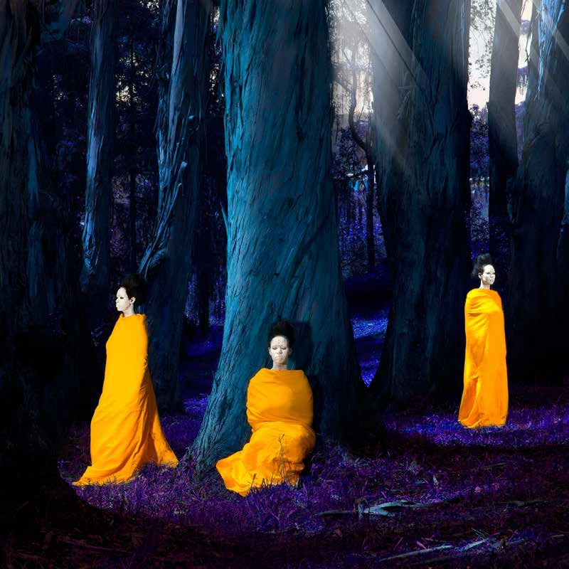 Aida Muluneh The Long Road, 2017 archival digital photography 31 1/2 x 31 1/2 in.