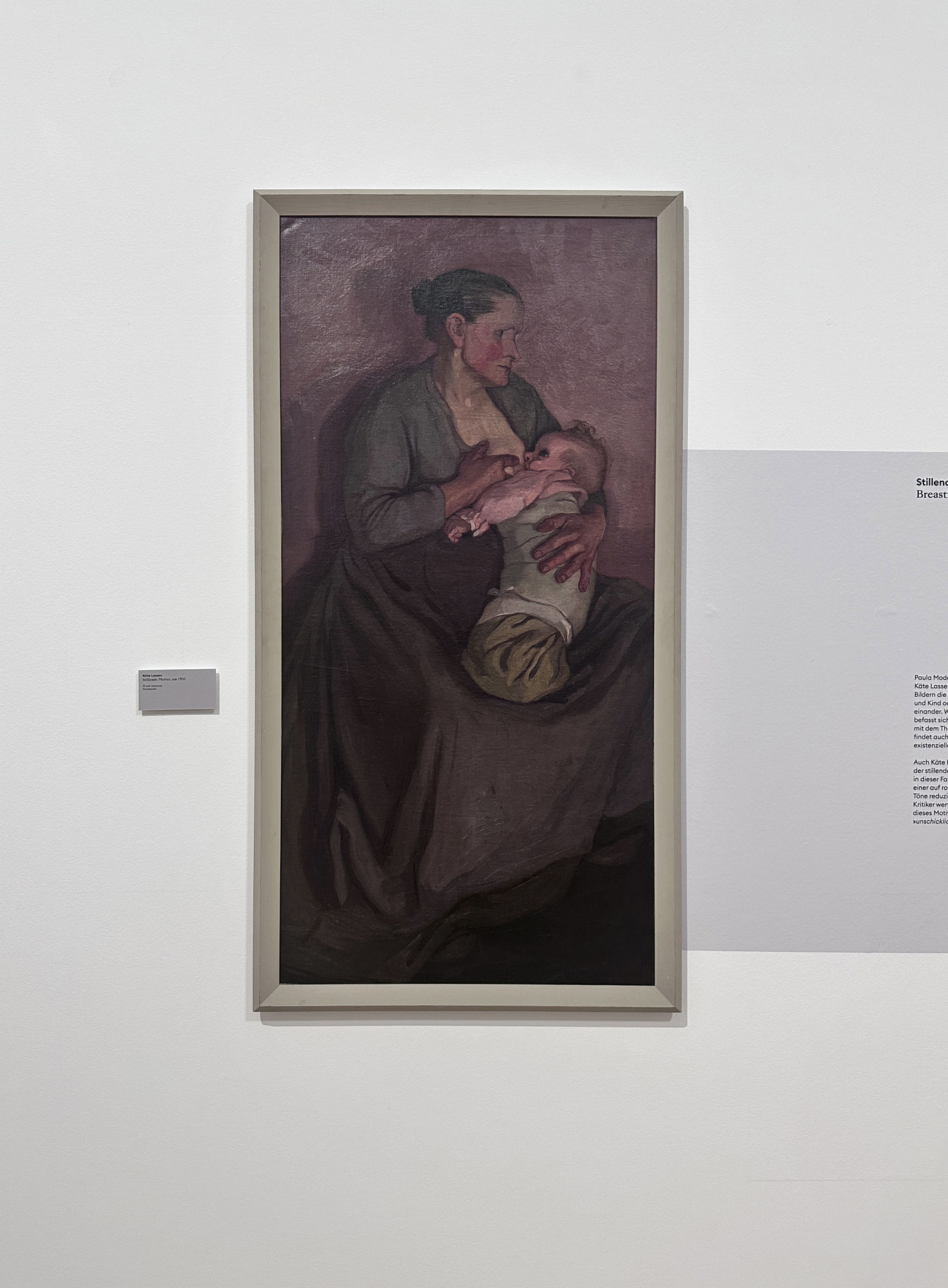 Käte Lassen Stillende Mutter, um 1905