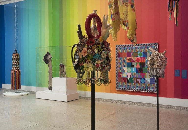 Jeffrey Gibson, WHEN FIRE IS APPLIED TO A STONE IT CRACKS