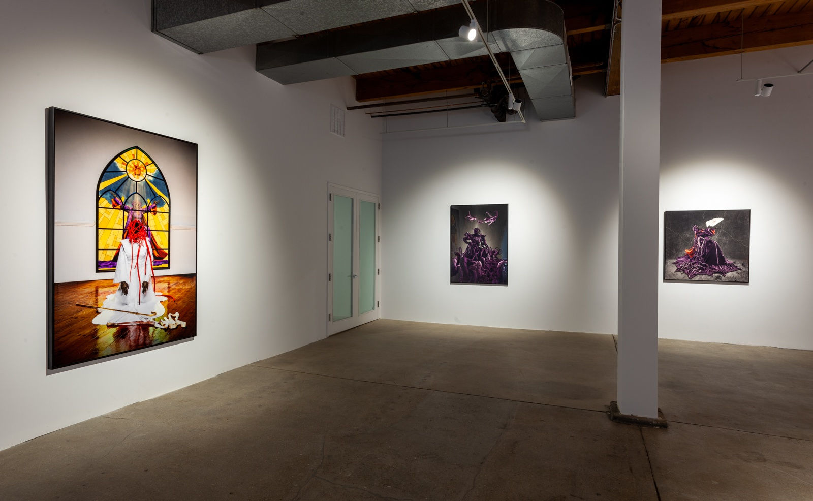 Installation view of Mary Sibande: Unhand Me, Demon!, Kavi Gupta | Washington Blvd., Chicago, 2021