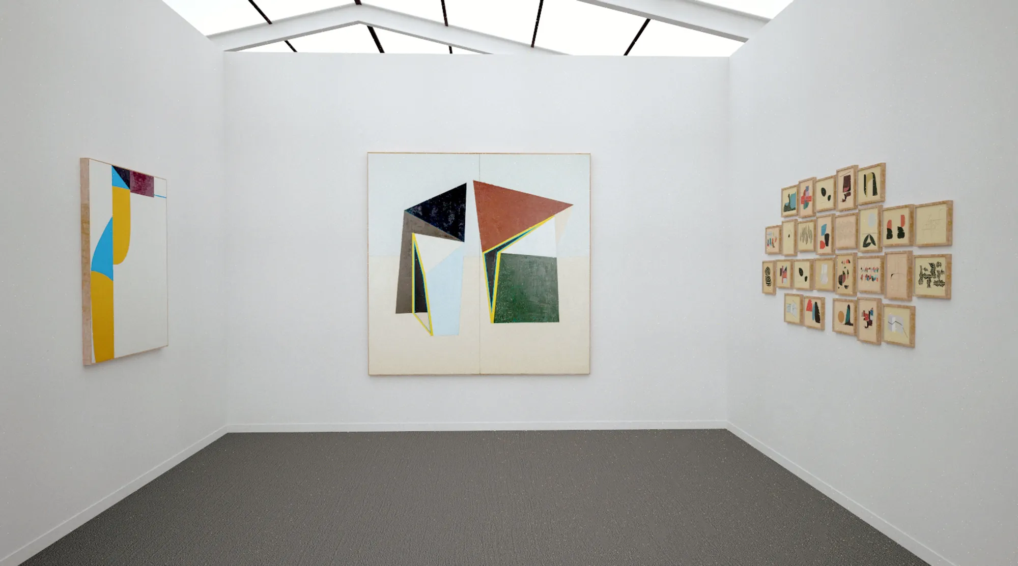 Works by Clare Rojas at Frieze Art Fair New York (Installation View), 2020, Kavi Gupta