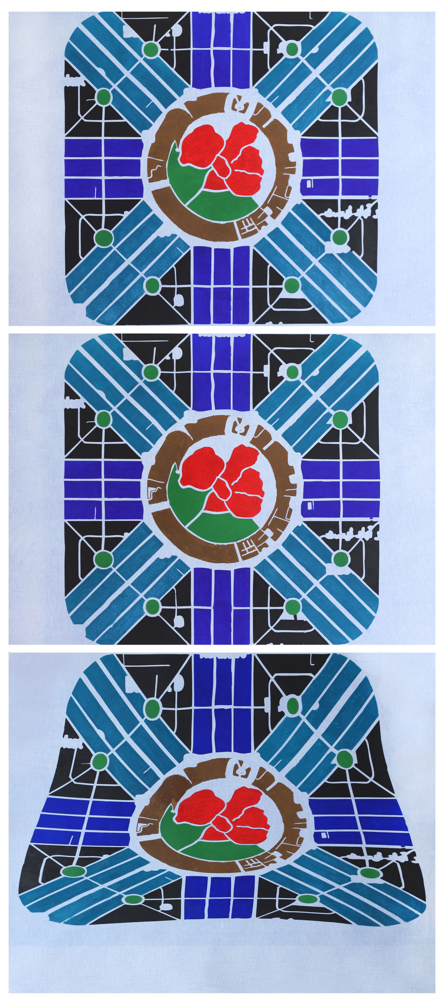 Muhammad Zeeshan Serving with white Gloves (series - 15), 2019