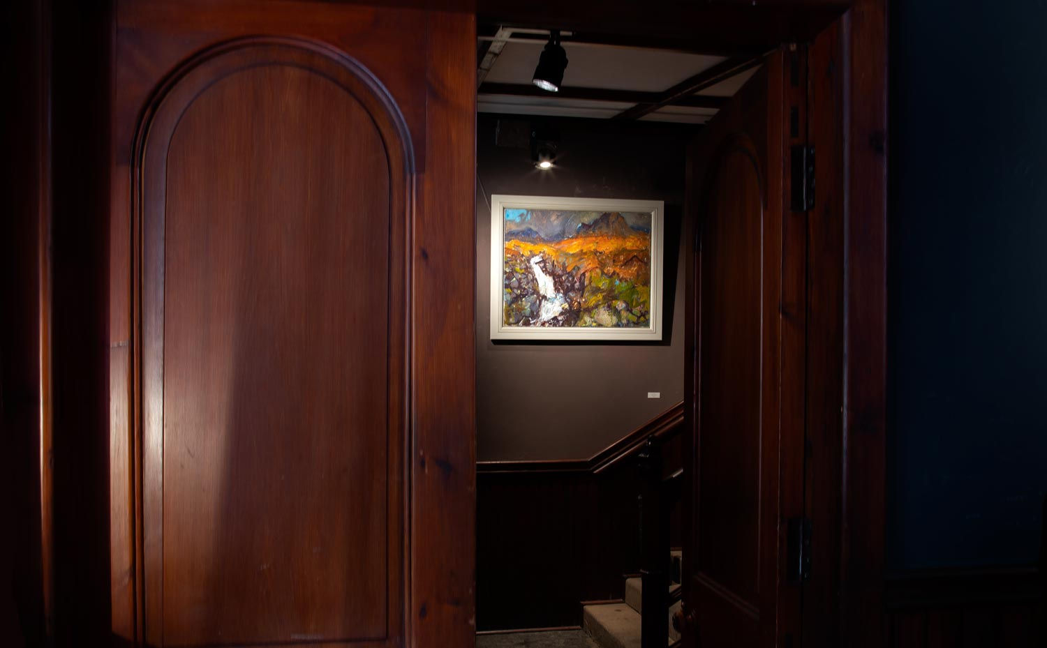 Cuillins, Skye | ALLAN MACDONALD | Kilmorack Gallery staircase, September 2021