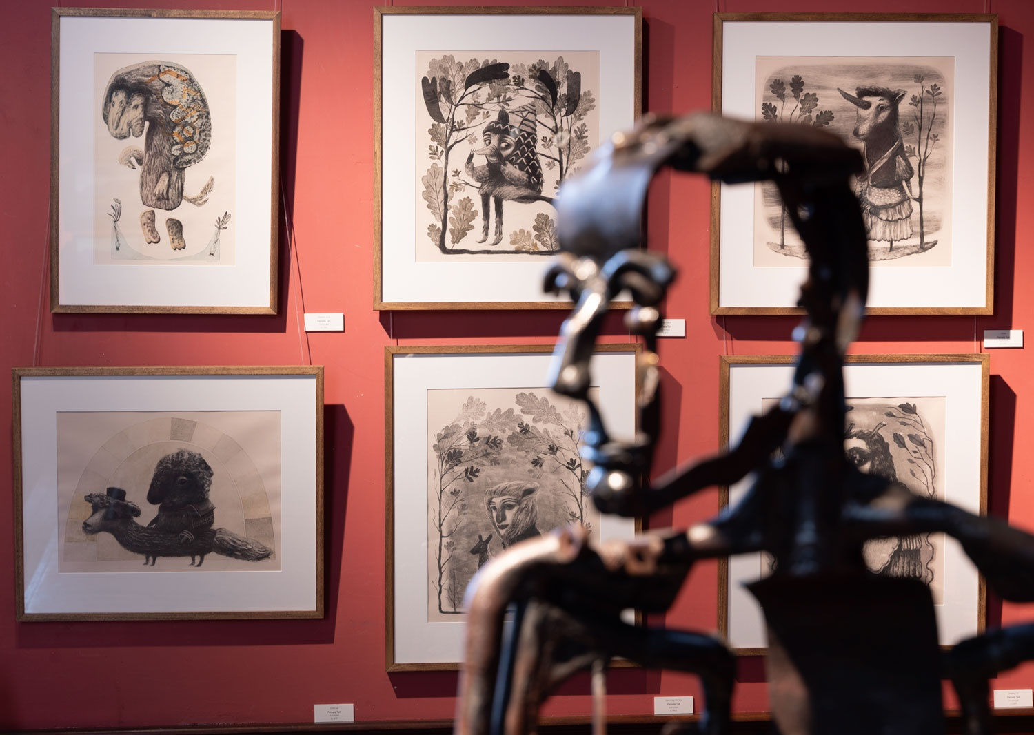 Pamela Tait monoprints, Kilmorack Gallery July 2025