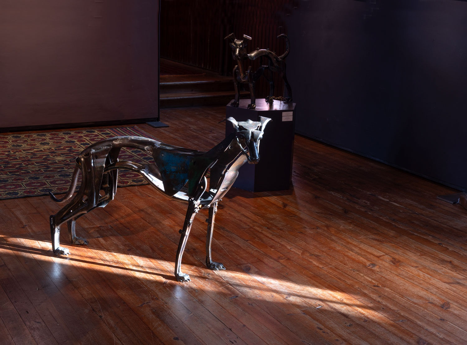 One of Helen Denerley's lurchers (sold.) We are Helen Denerley's main gallery and try to have a few of her works around. Every few years we have had a solo exhibition of her sculpture and drawings.