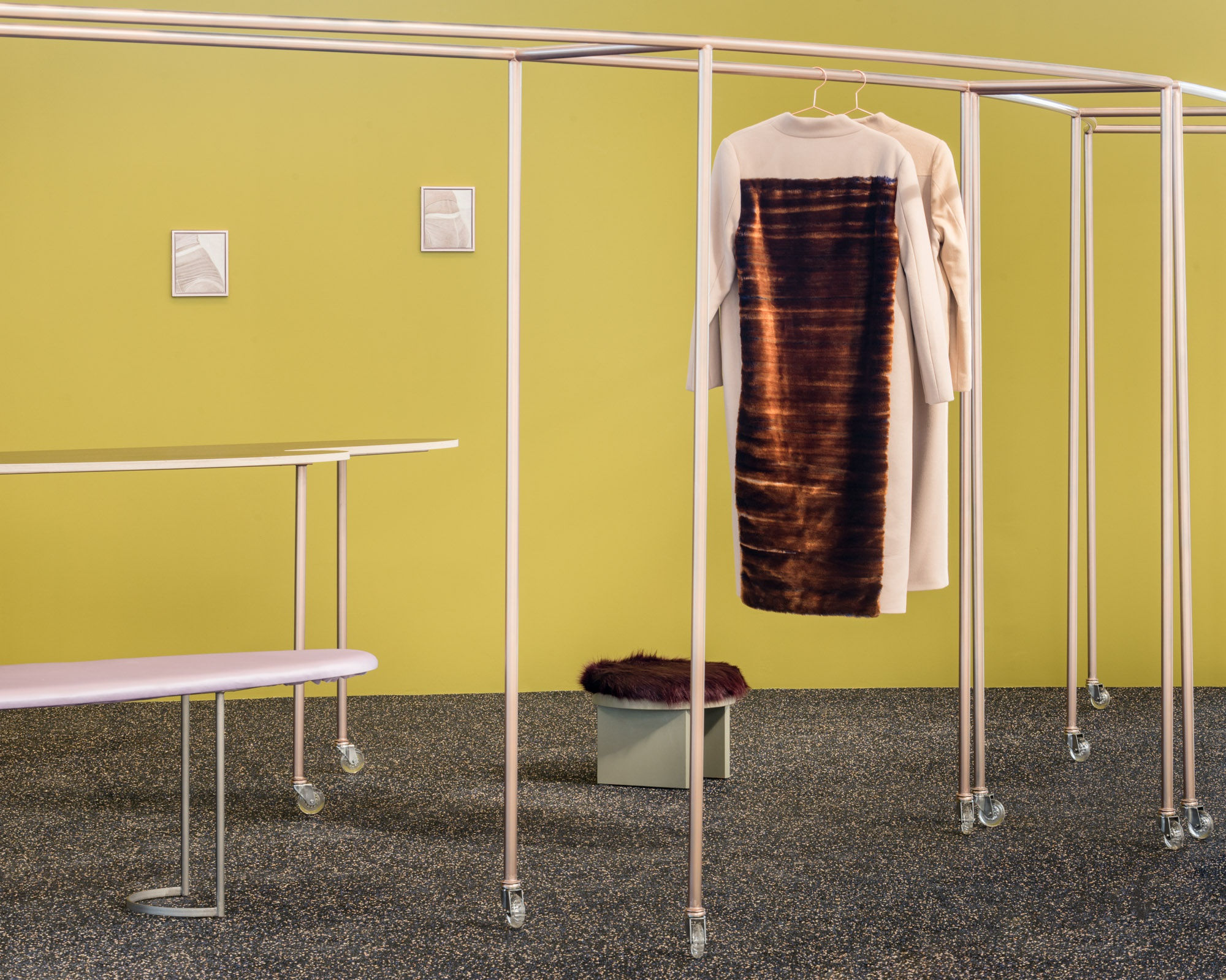 KLÁRA HOSNEDLOVÁ exhibition view, Studio Oléne, Plato in Ostrava, 2018