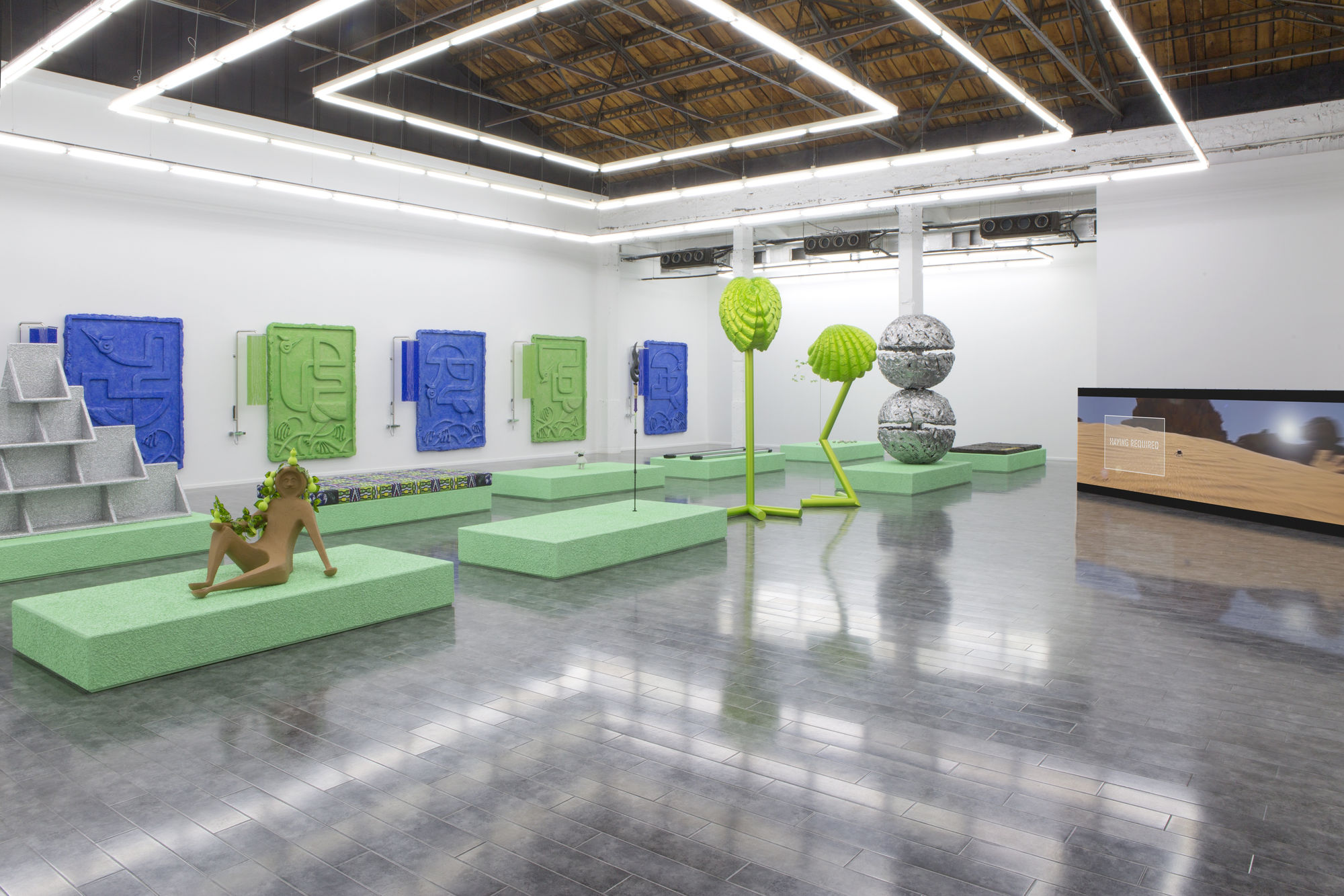 YU HONGLEI exhibition view, Swallow Century, Antenna Space, Shanghai, 2016