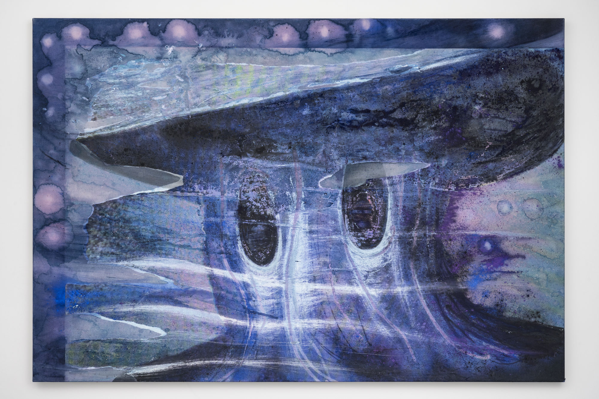 Max Boyla Dead Or Alive, 2021 Poster, Oil, Ink and Pigment on Canvas 130 x 190cm