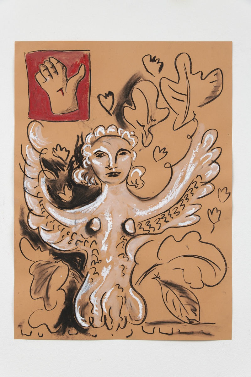 Christabel MacGreevy Wings of the Bâ, 2018 Drawing (CM 046)