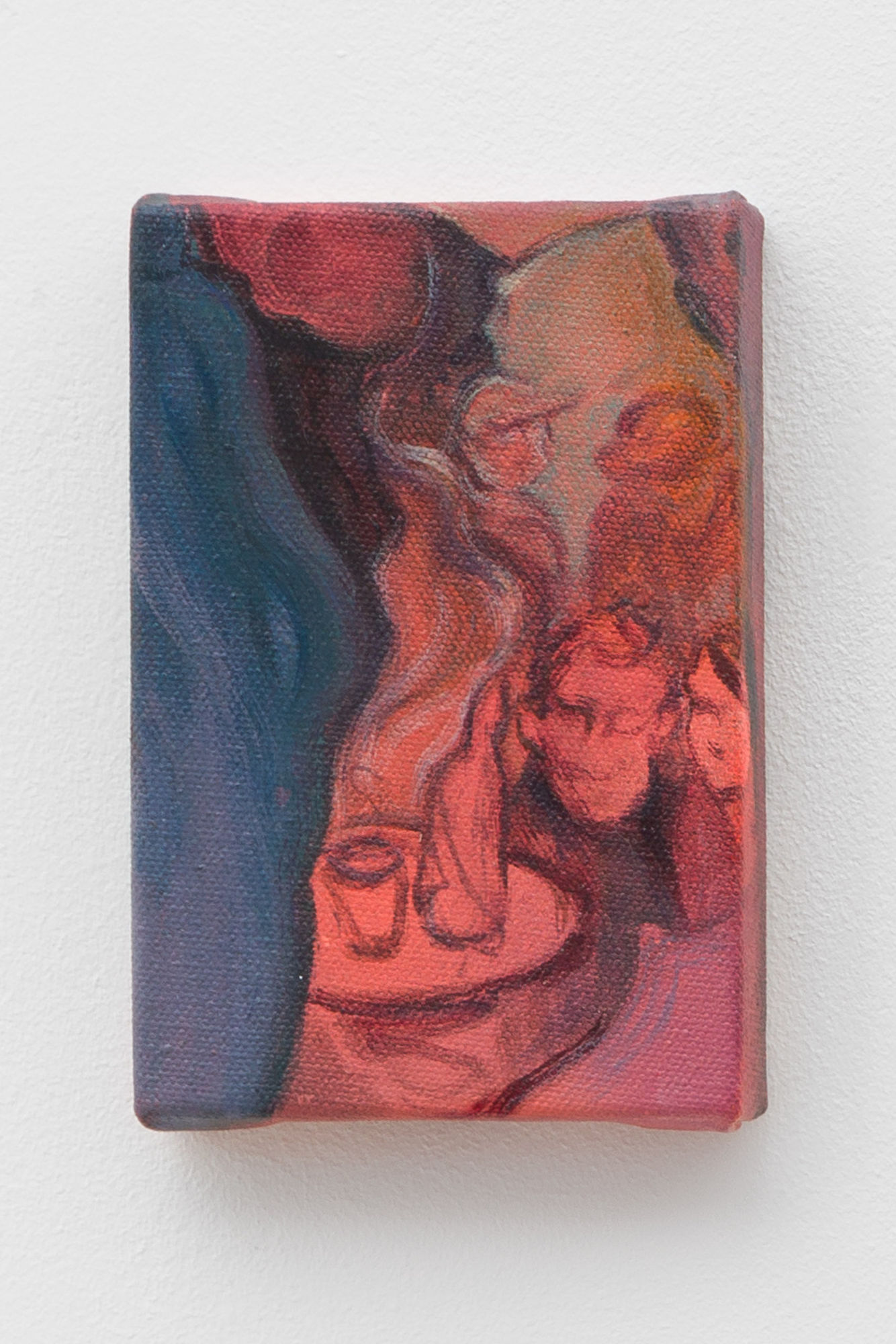 Harriet Gillett Back with my old haunts again but they don’t feel like mine, 2024 Oil and spray paint on canvas