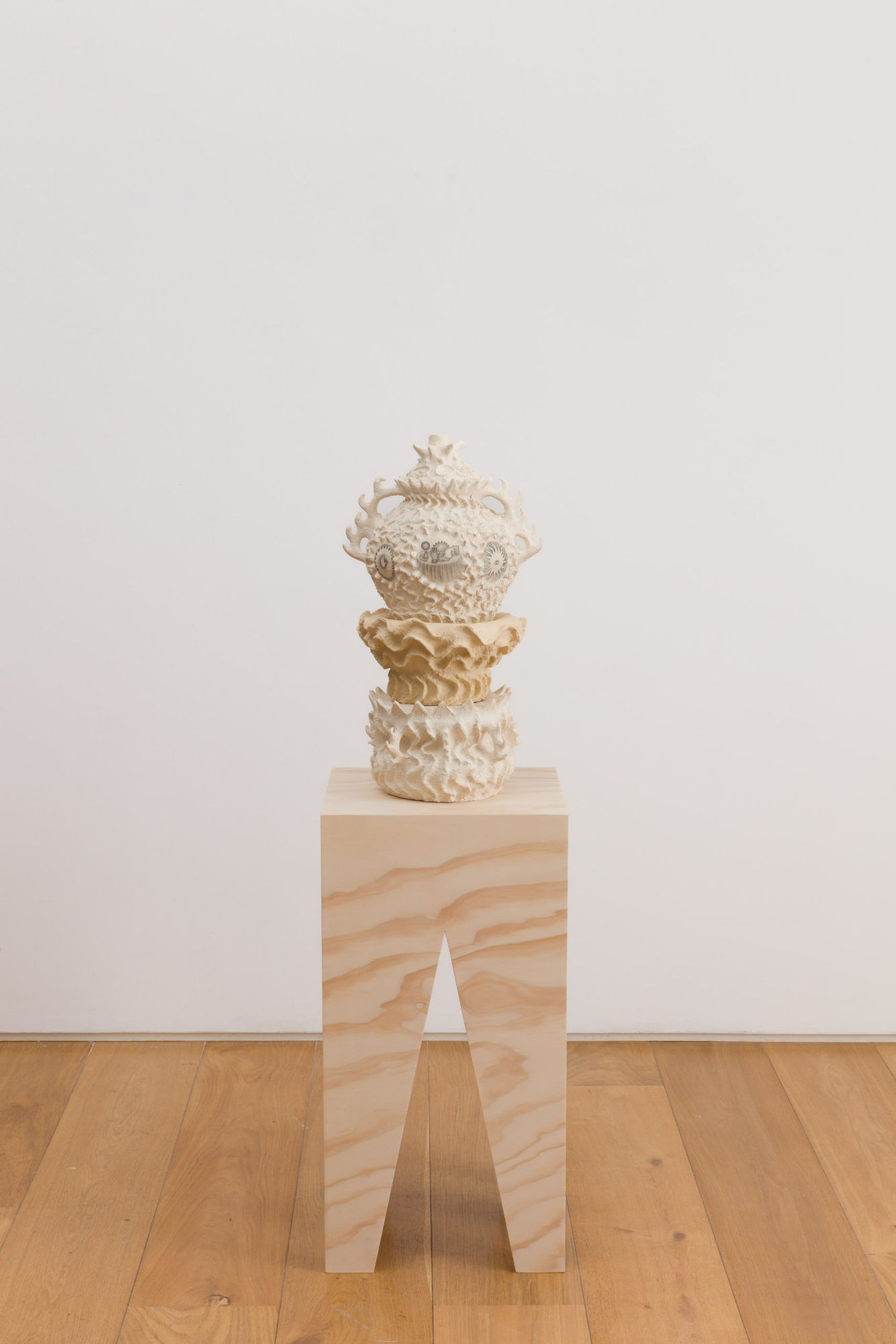 Ayla Tavares other constellations, 2024 Graphite and resin on ceramic