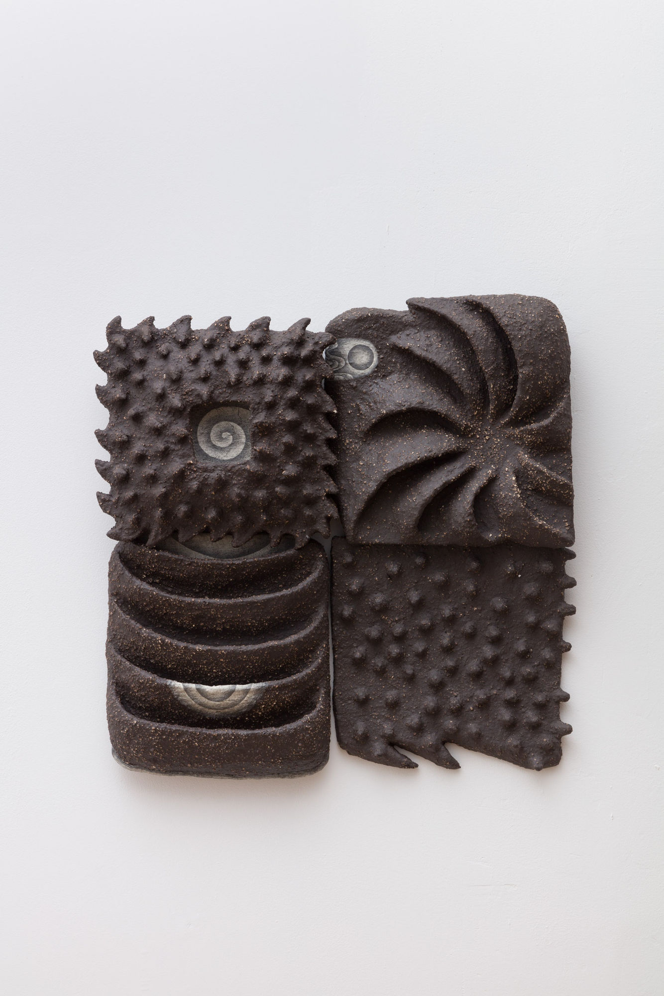 Ayla Tavares life cycle of a star, 2024 Graphite on ceramic