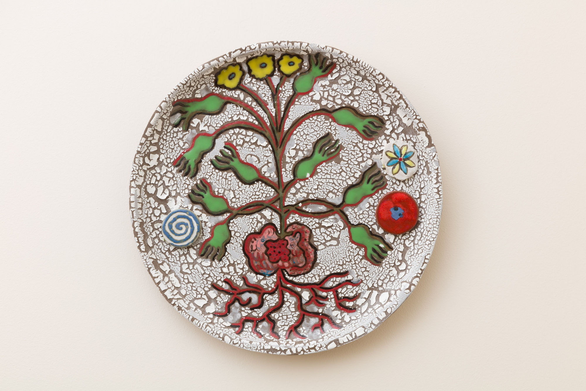 Christabel MacGreevy Medallion, 2025 Glazed stoneware