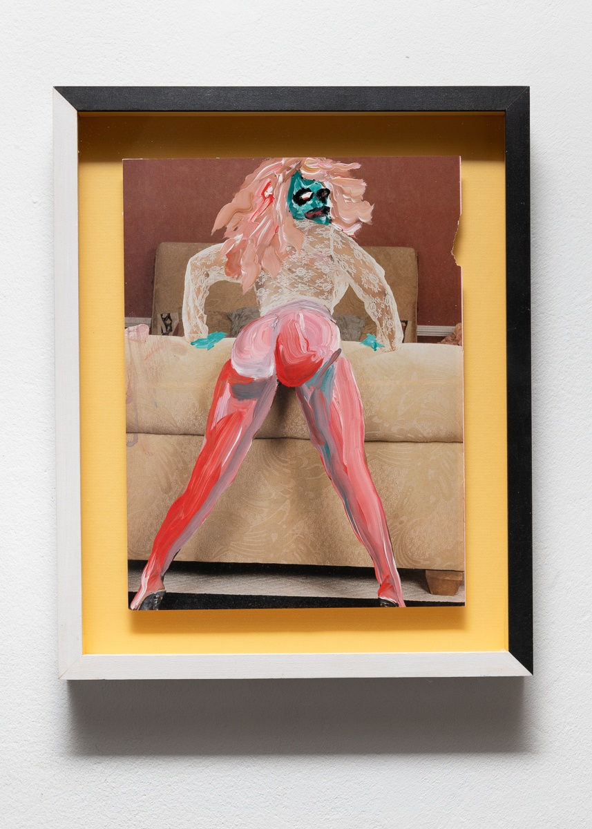 assume vivid astro focus Mimi Pineapple, 2018 Tempera on magazine paper