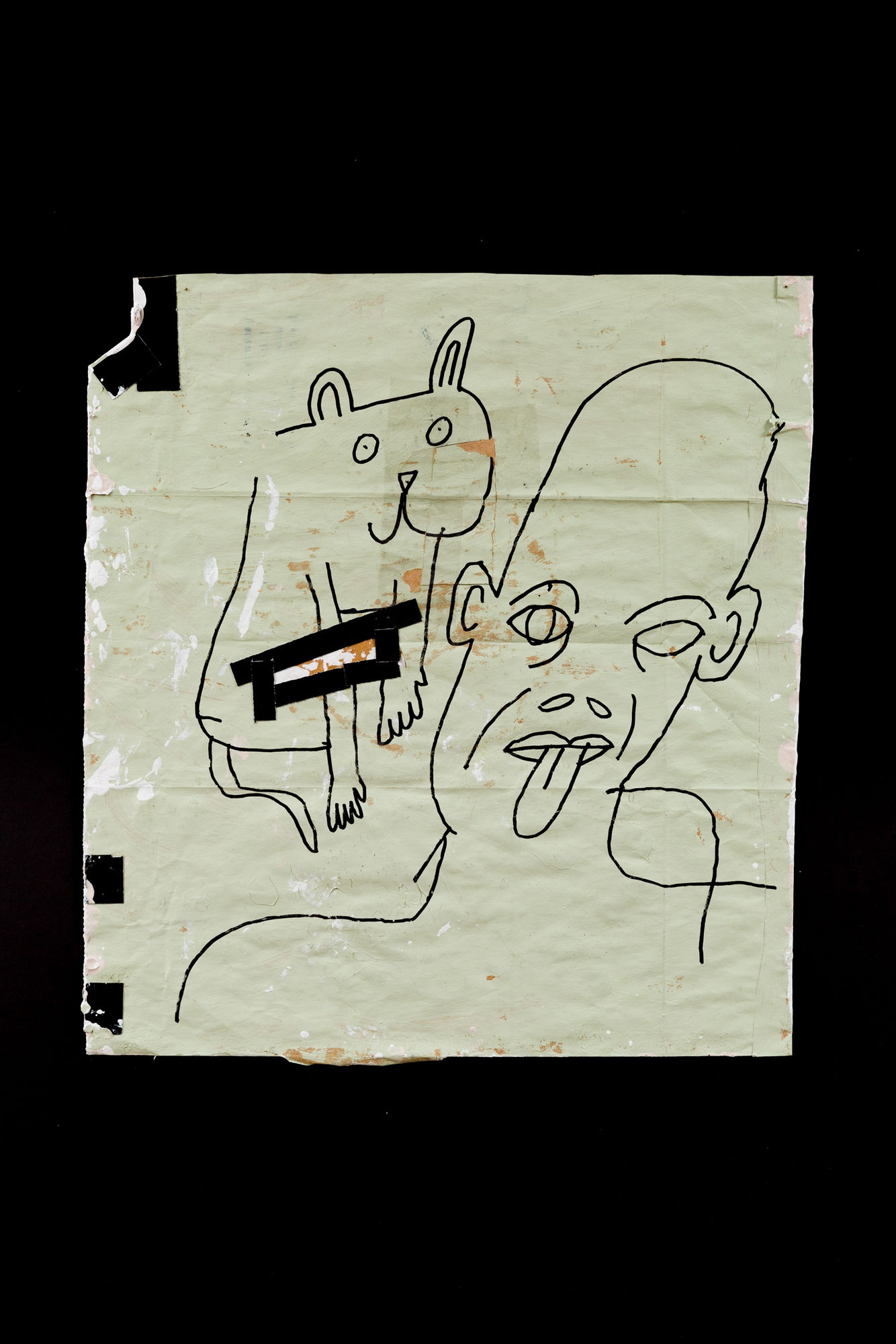 CURT LEMIEUX Man With Ears and Tongue, 2022