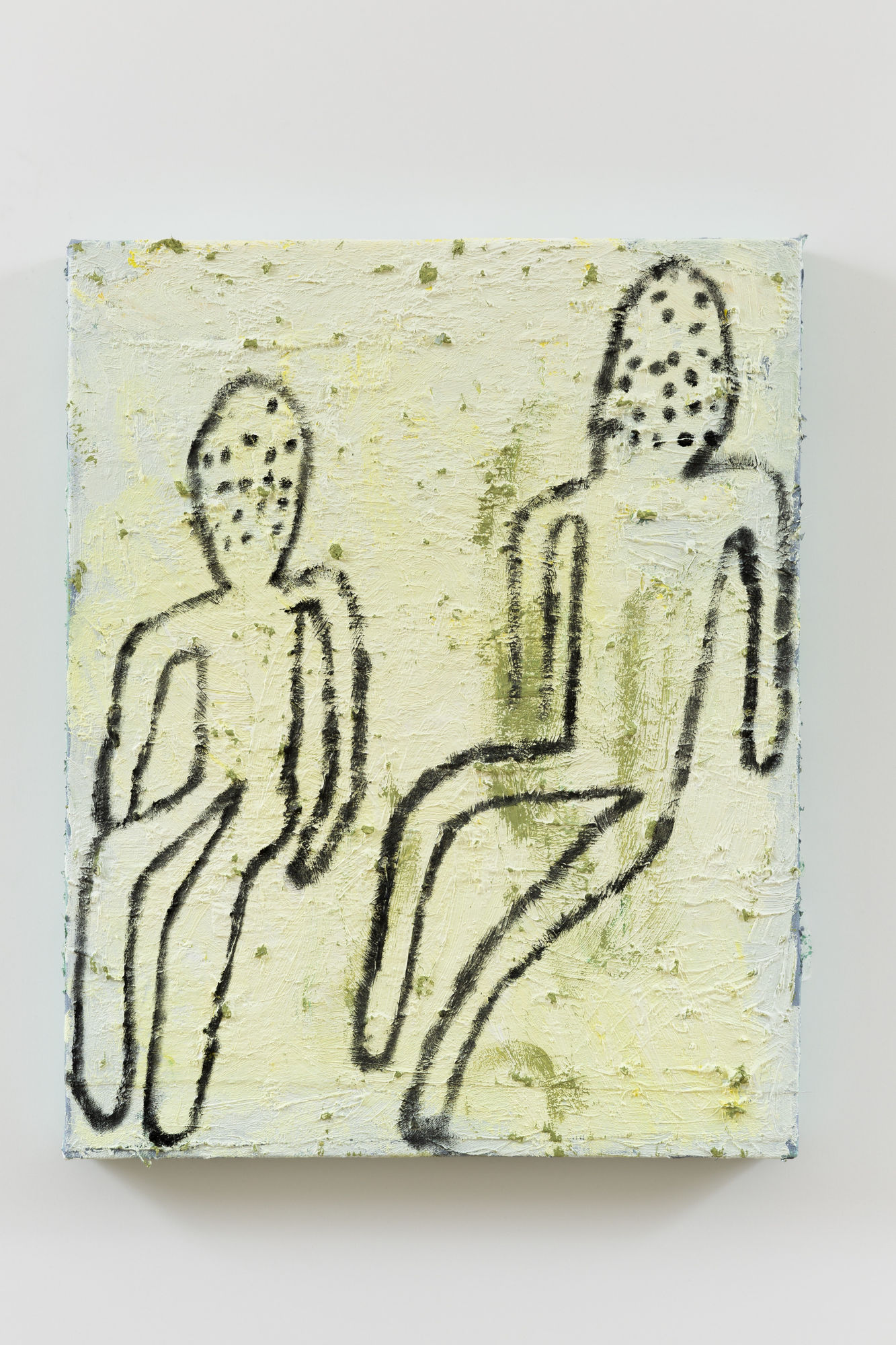 CURT LEMIEUX Two People With Dotted Heads, 2021