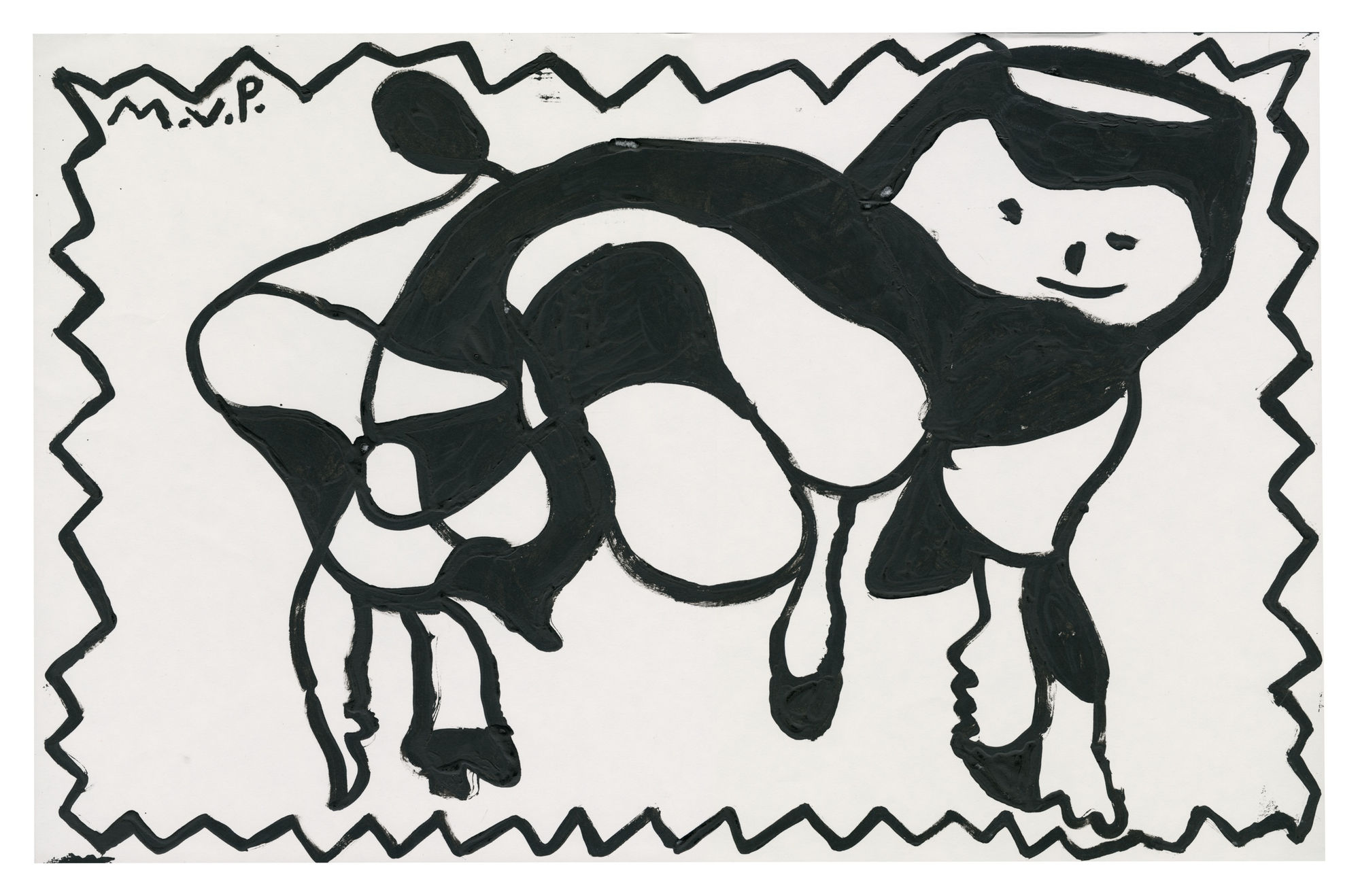 MARLEY VAN PEEBLES Happy Twisted Cow , 2021