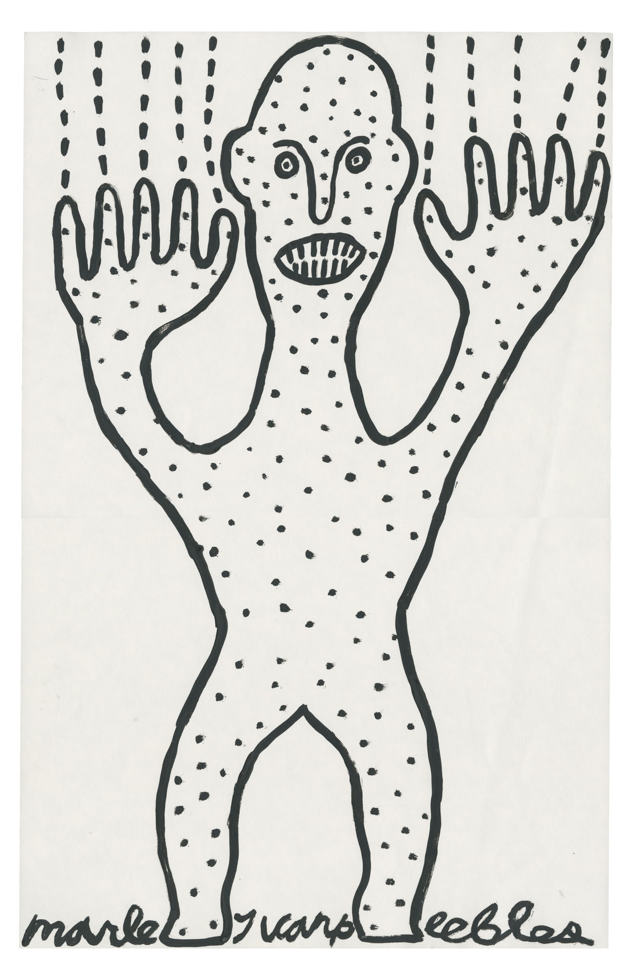 MARLEY VAN PEEBLES Spotted Man, 2021