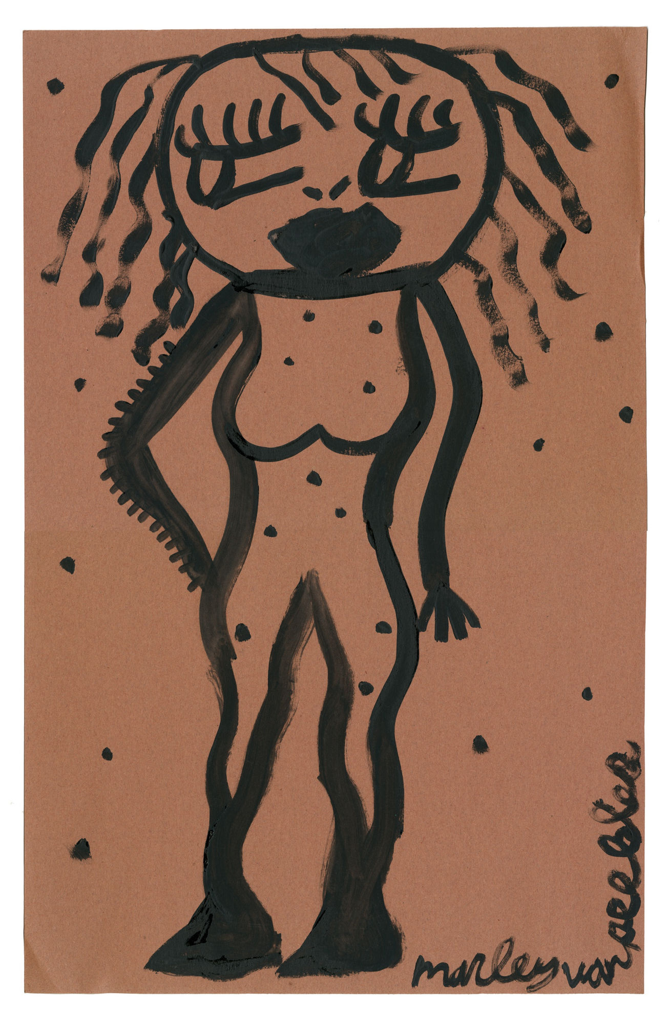 MARLEY VAN PEEBLES Woman With Long Lashes , 2021