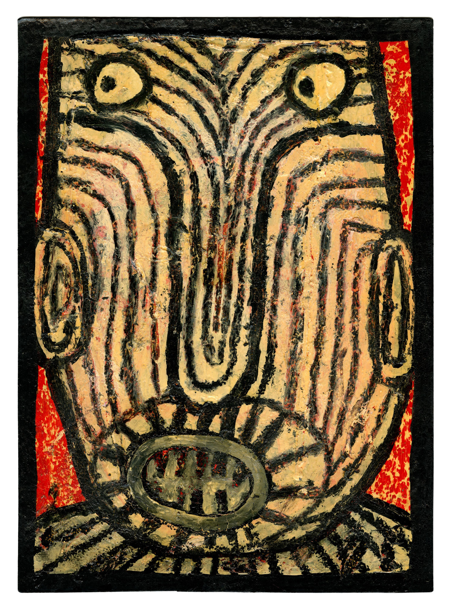 MARLEY VAN PEEBLES Man With Stripped Face , 2022