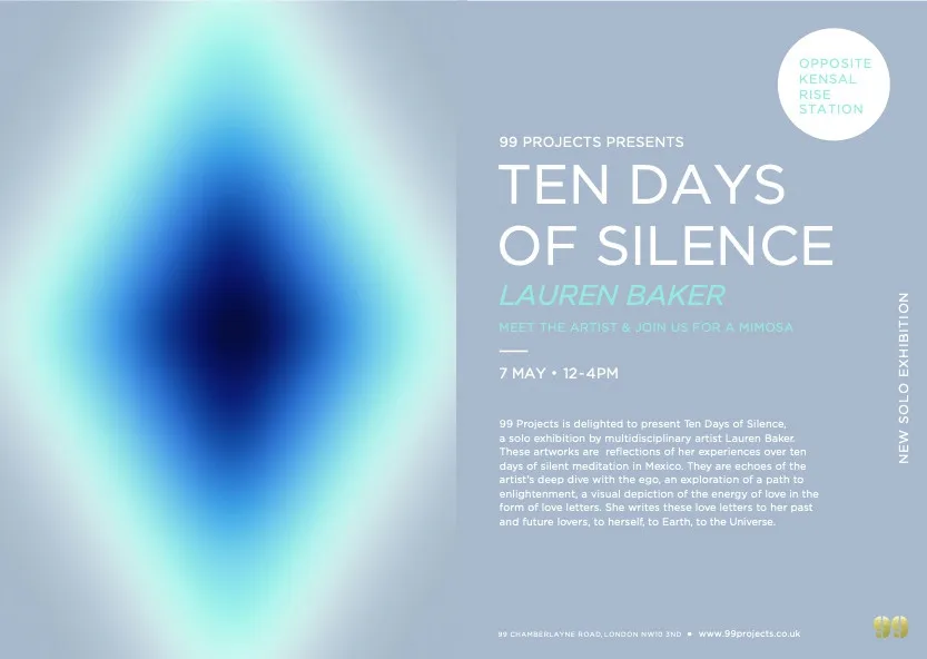 'Ten Days Of Silence' A solo show by Lauren Baker