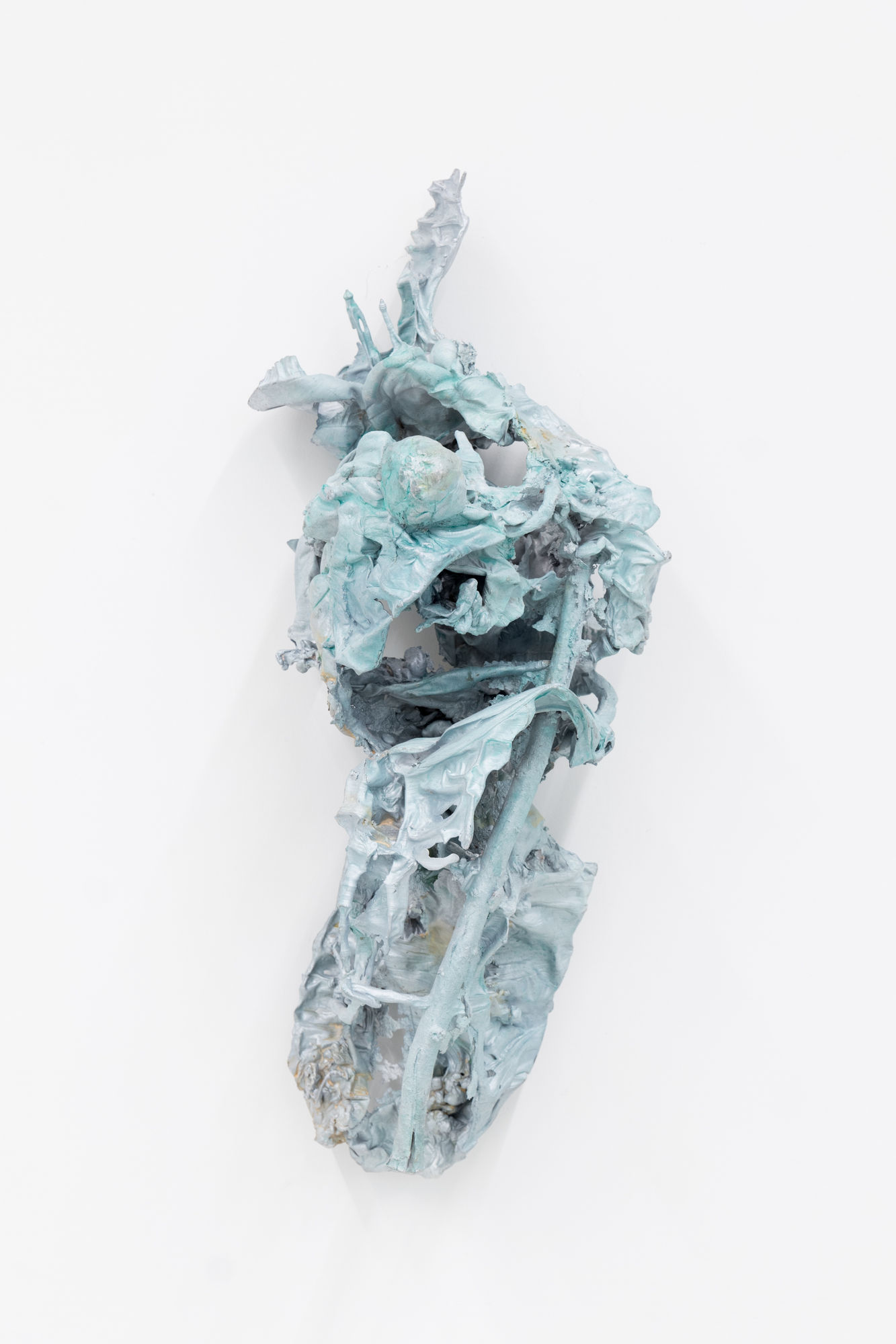 Silver K, 2016 Spray Paint on Aluminium 36 x 82 x 28 cm 14 1/8 x 32 1/4 x 11 1/8 in