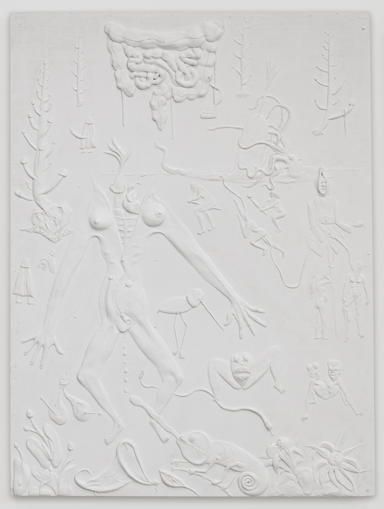 Tim Noble, Imaginary Beings, 2020, Cast in jesmonite, 94.44 x 121.92 x 7.62 cm, Edition 1/2 plus 1 AP