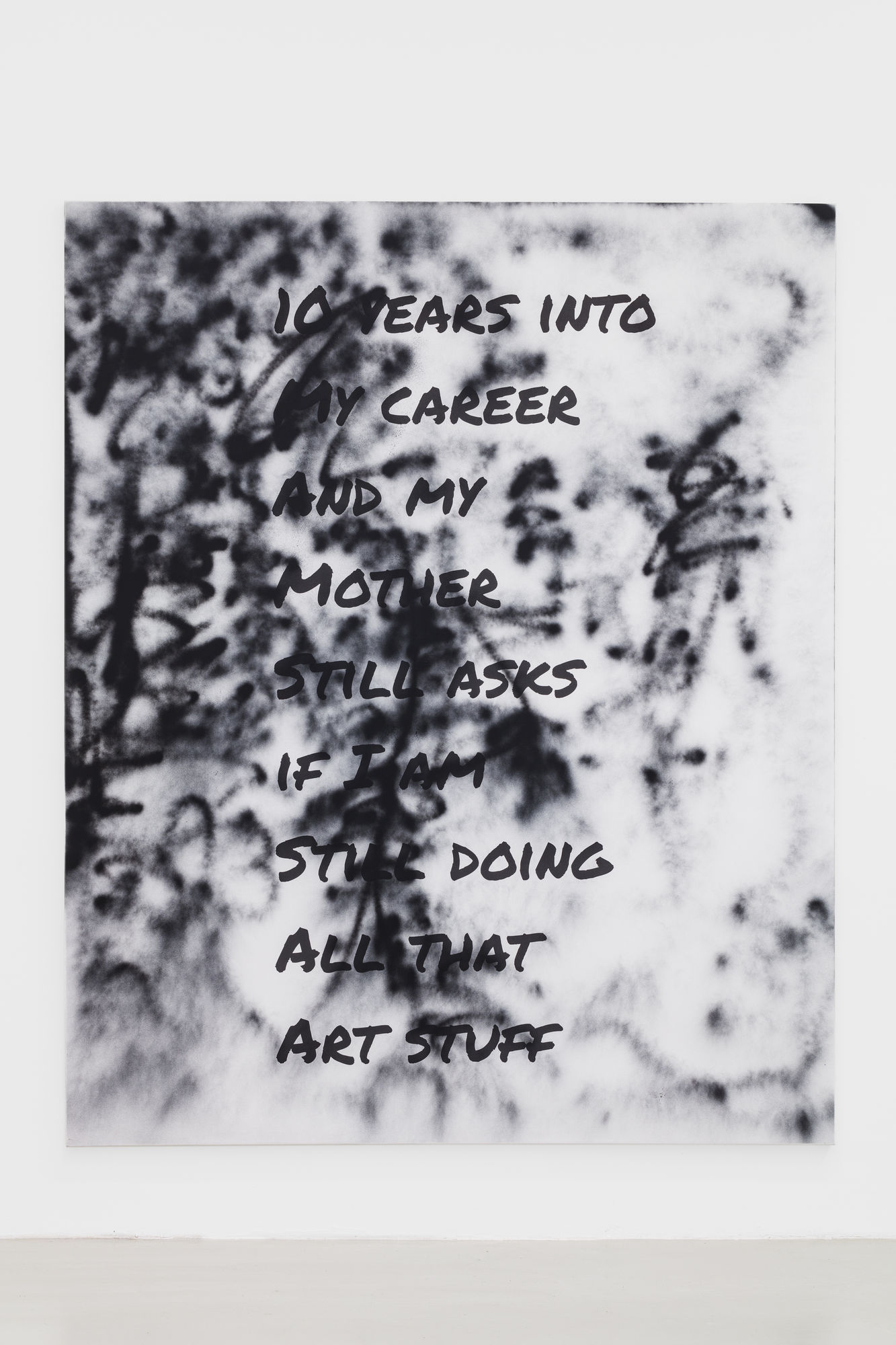 Untitled, 2021 Lacquer and acrylic on canvas 220 x 180 cm 86 5/8 x 70 7/8 in