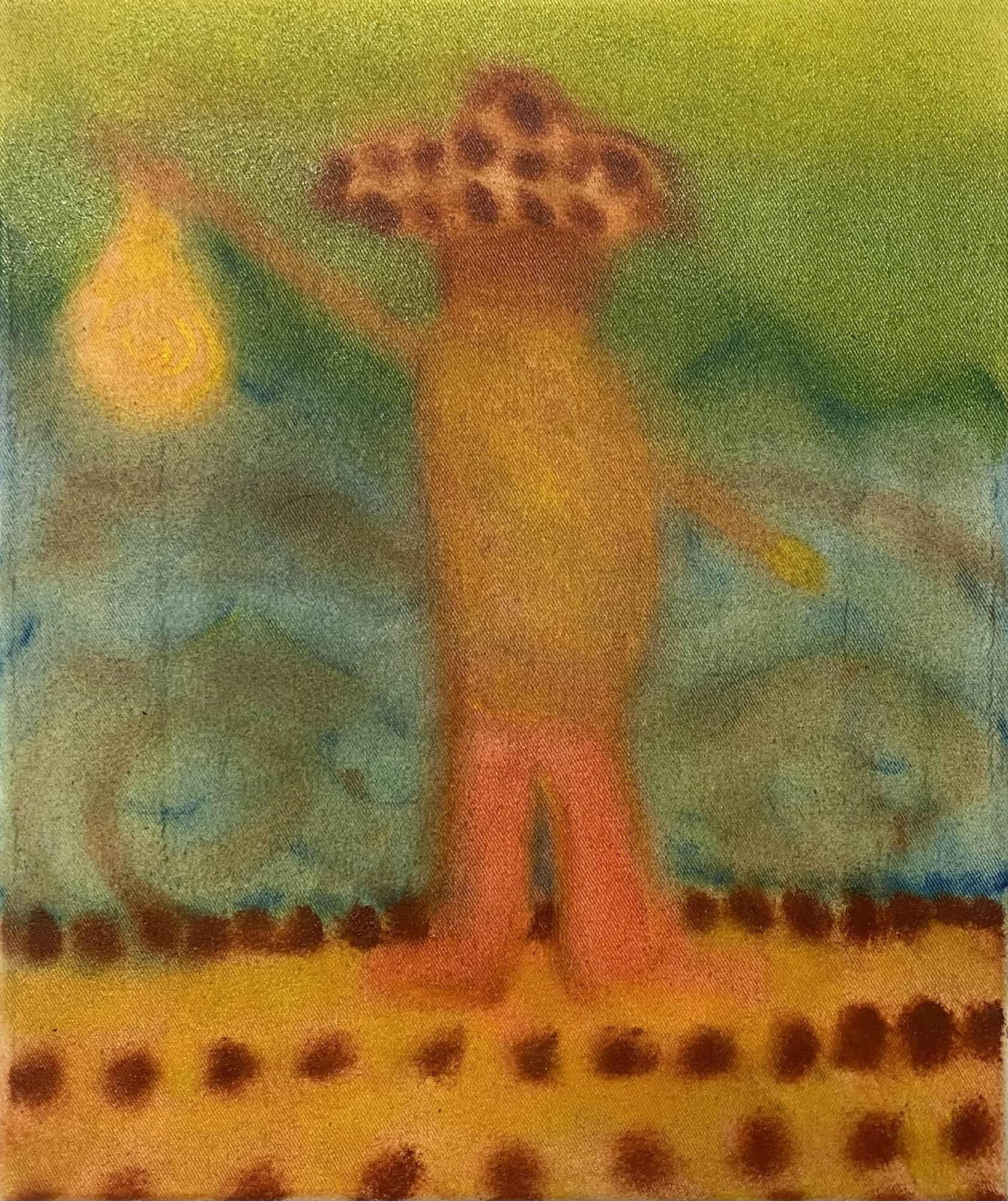 Karim Hussein Walker, 2026 Oil on canvas 30 × 25 cm