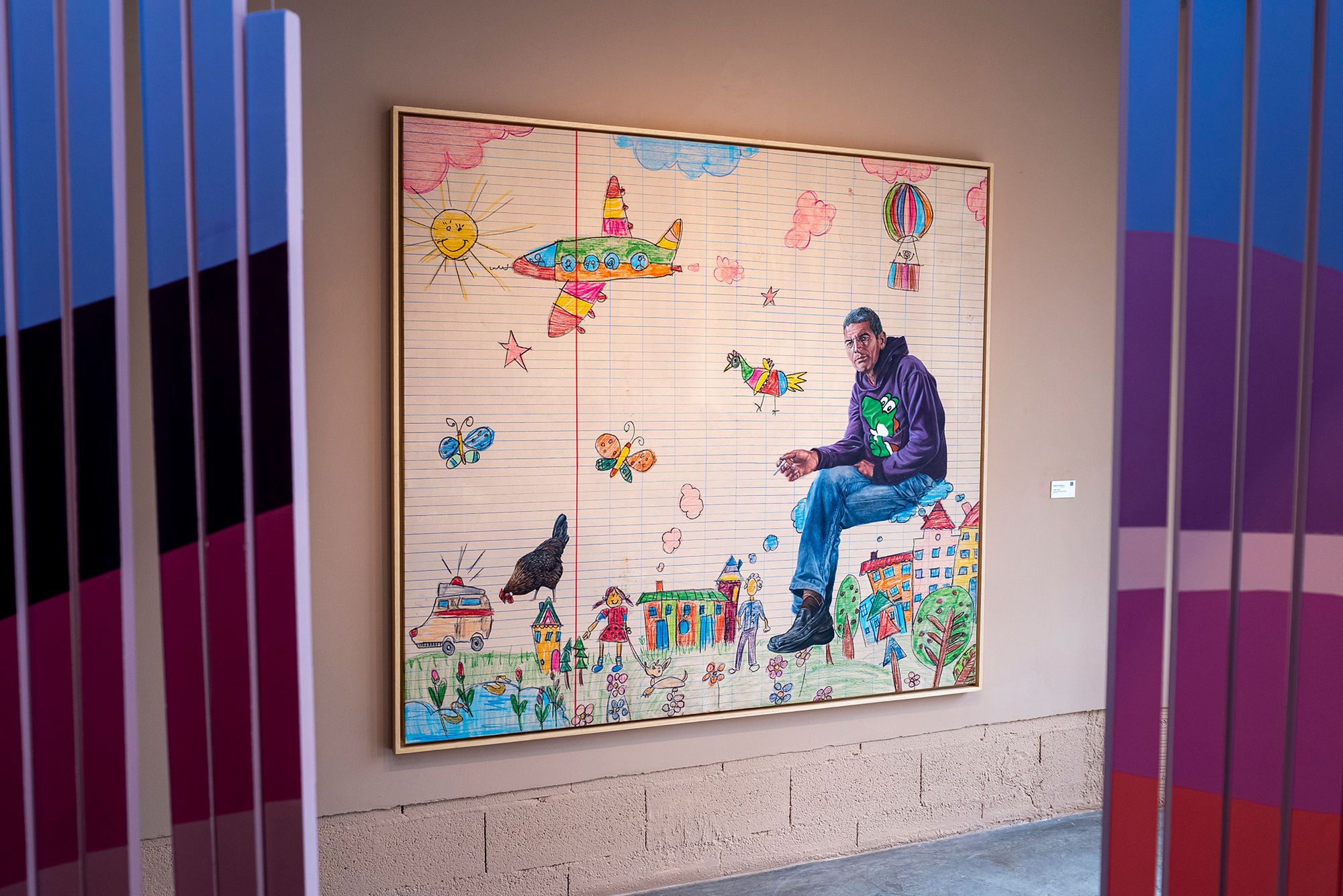 View from Painting in the Exercise of Art Chapter II, Loft Art Gallery Marrakech