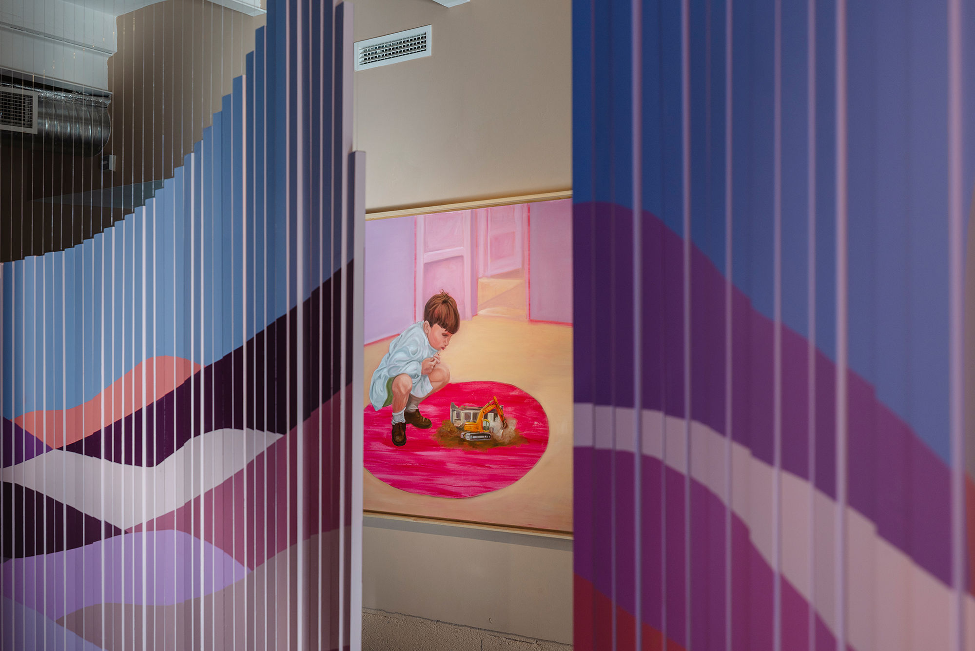 View from Painting in the Exercise of Art Chapter II, Loft Art Gallery Marrakech