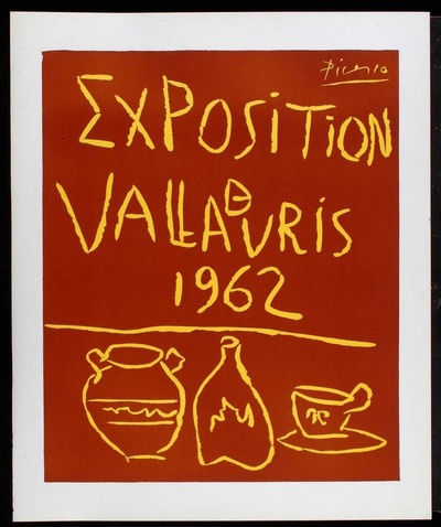Pablo Picasso, Exposition de Vallauris, 1962 Linocut