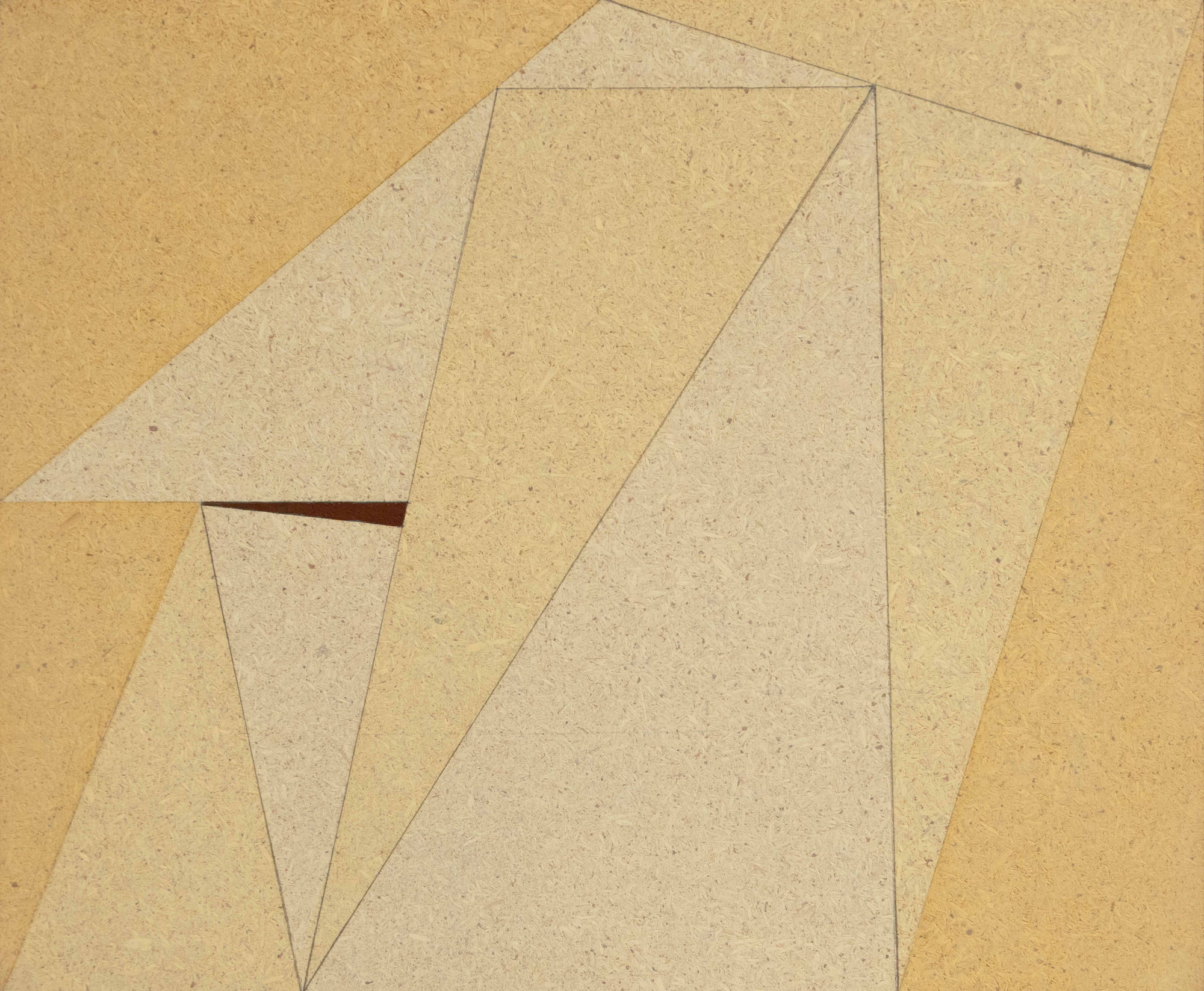 Arturo Bonfanti, Ac Murale 136, 1972 , cm 35x42, acrilico su pavatex