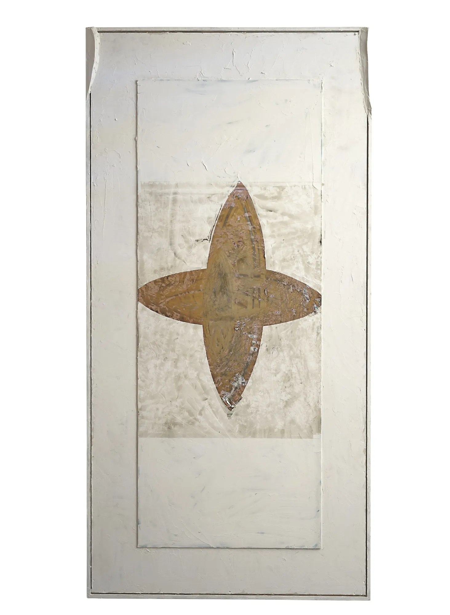 Dessì, Senza titolo, 2002, intervento su muro, cm 290x245