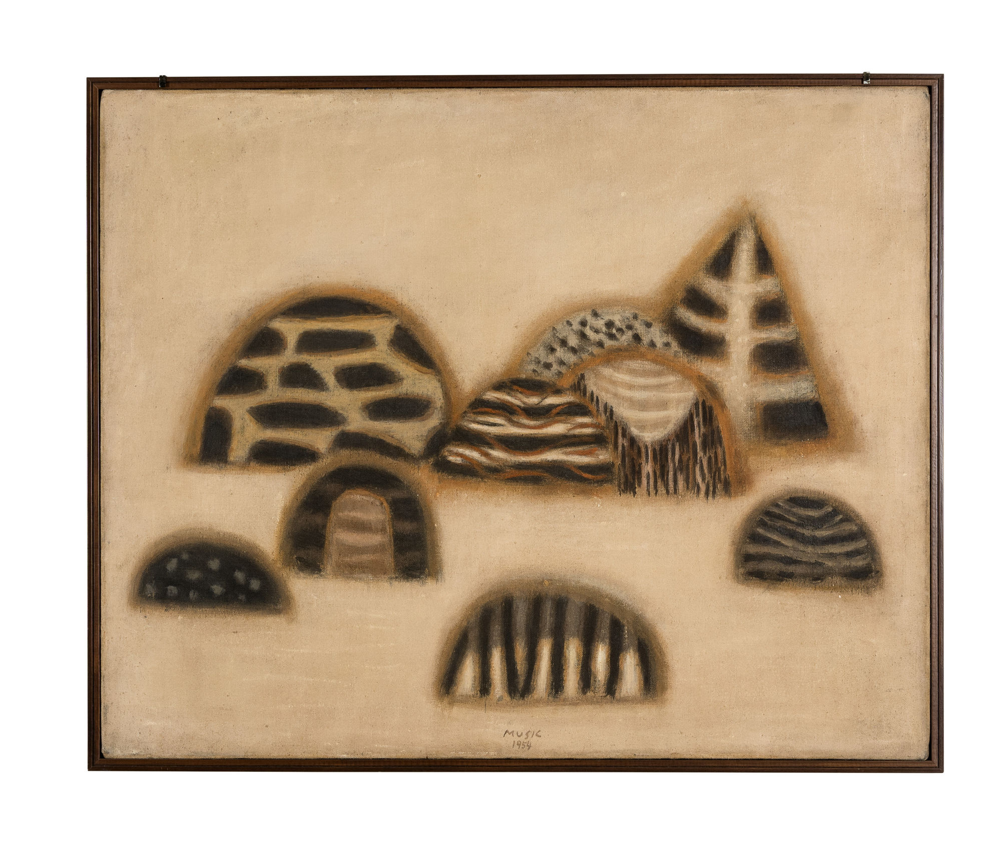 7. Paysage, 1954, olio su tela, cm 81x100