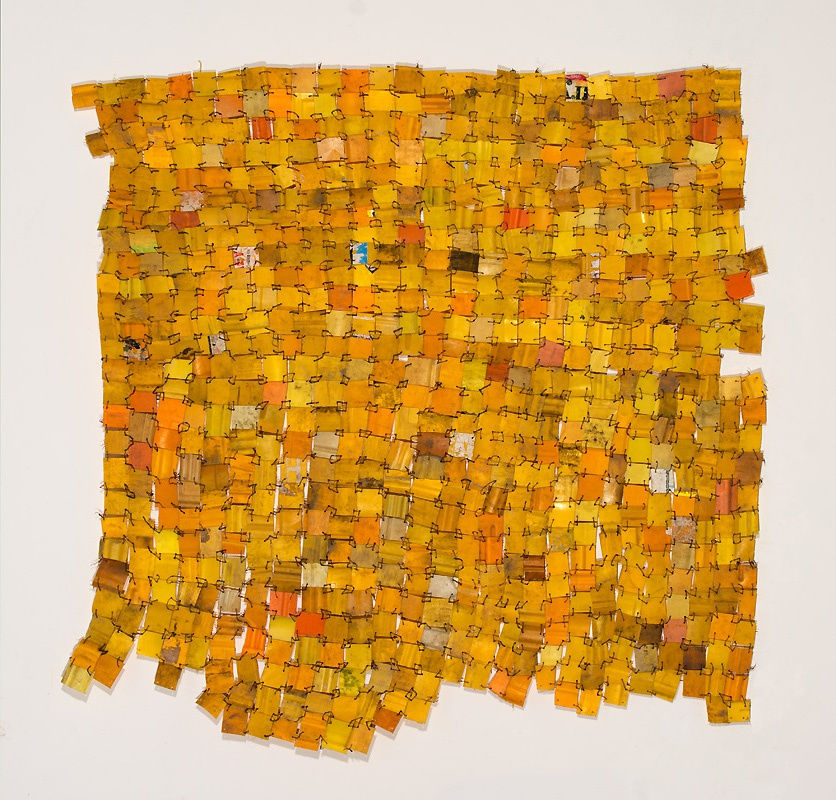 Precious you are, 2019, 140x142 cm, plastiche e filo di rame