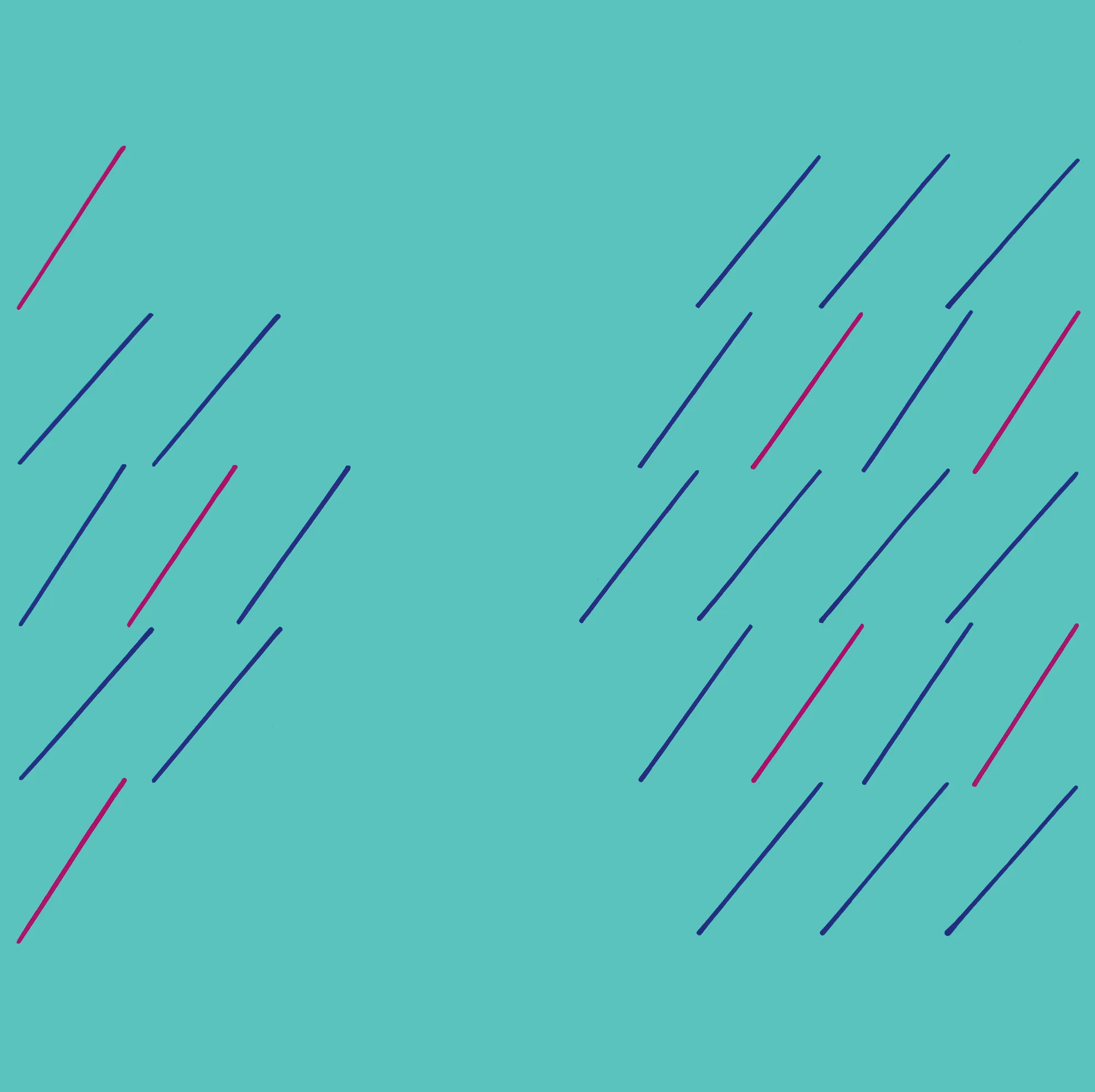 41. A4, 1975-79, acrilico su masonite, cm 60x60.