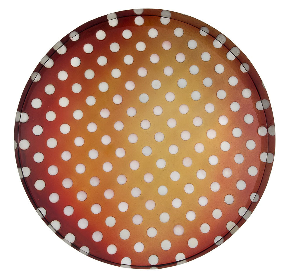 Kamigami Jupiter Bubble, 2017, tecnica mista su legno acciaio cromato e verniciato, cm 100X100X15