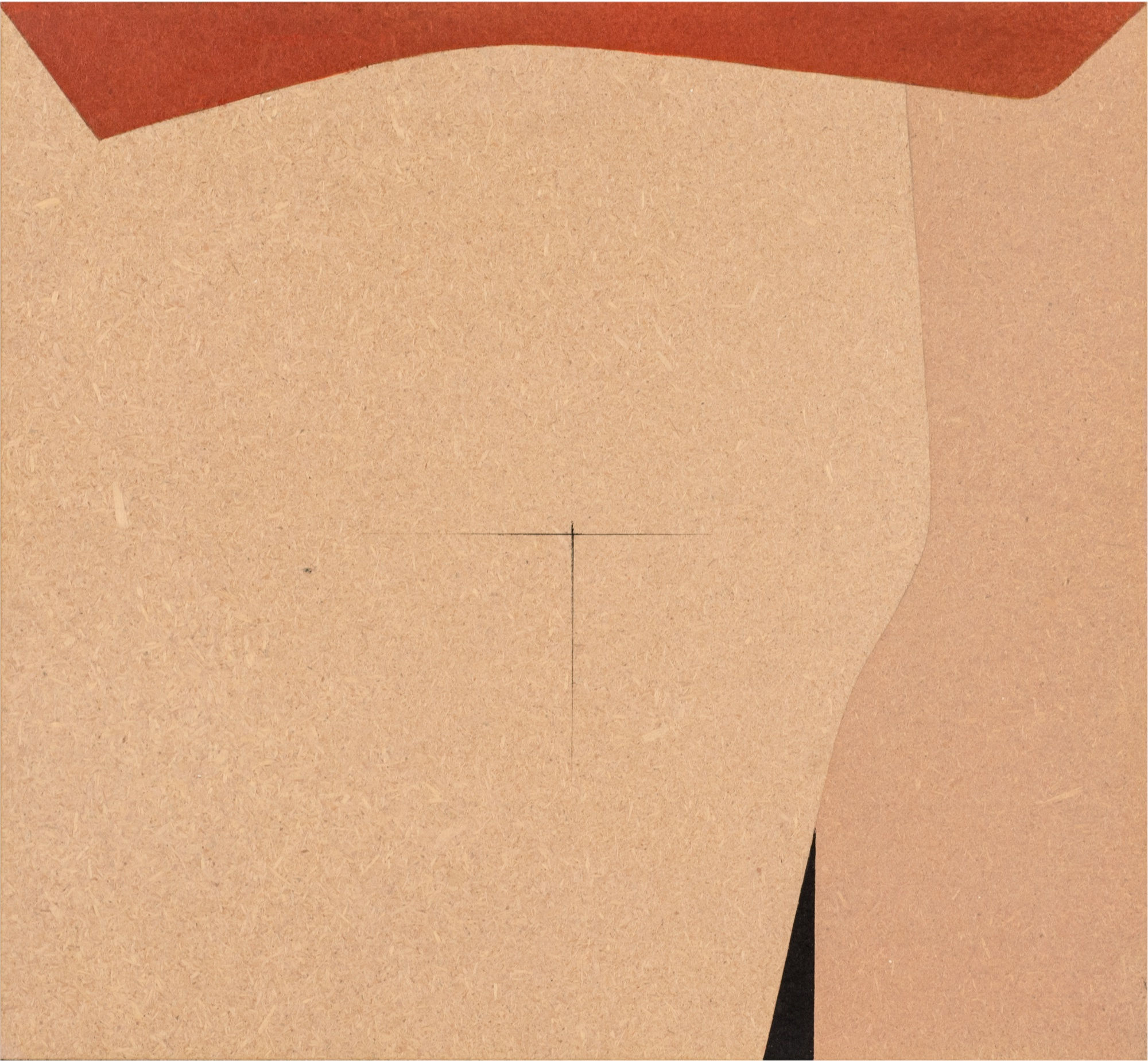 AC Murale 68, 1975, cm 35x42, acrilico su pavatex.