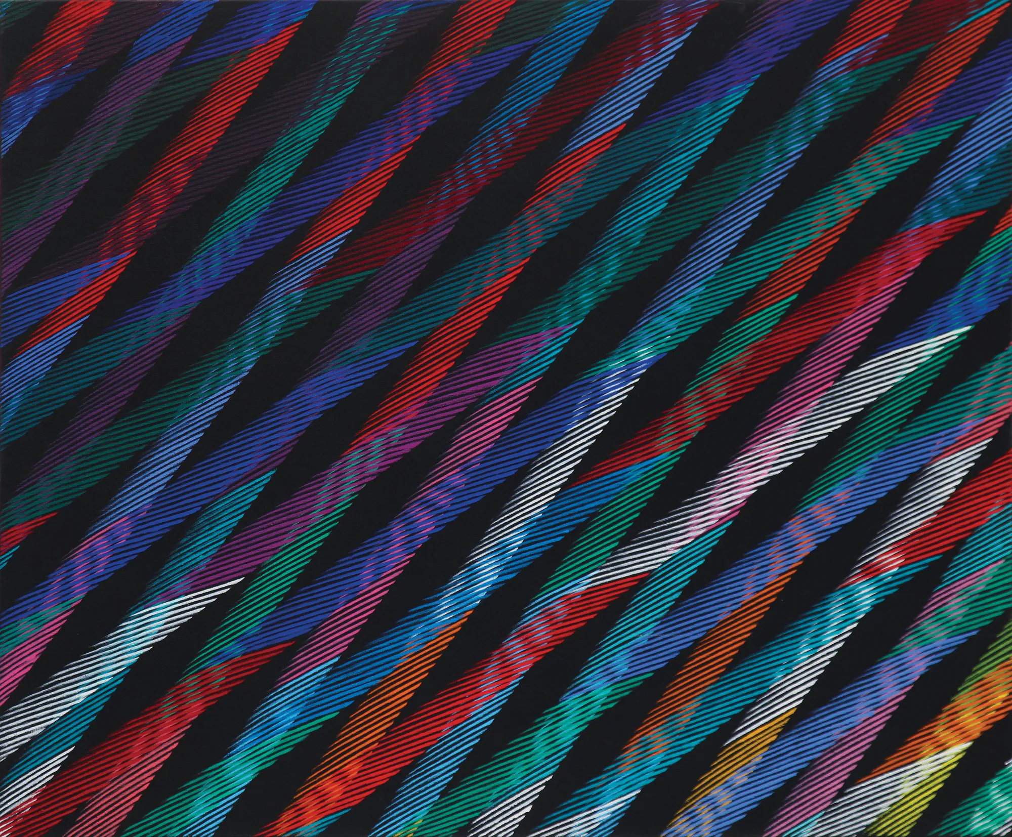 "Hypnerotomania&rdquo;, 1989, cm 81x100, olio su tela