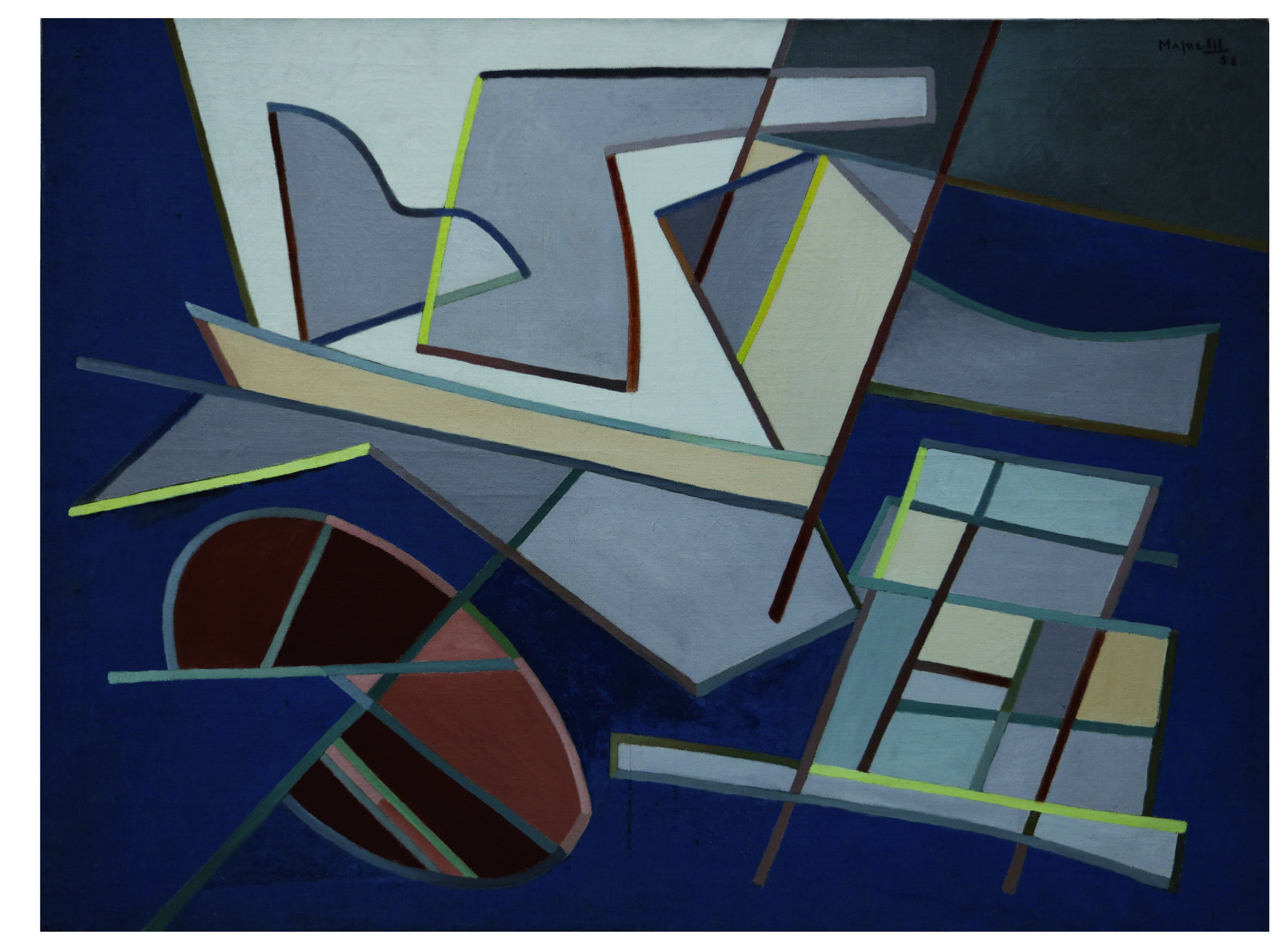 Imagine Tournante N°1, 1958, olio su tela, cm 97x130