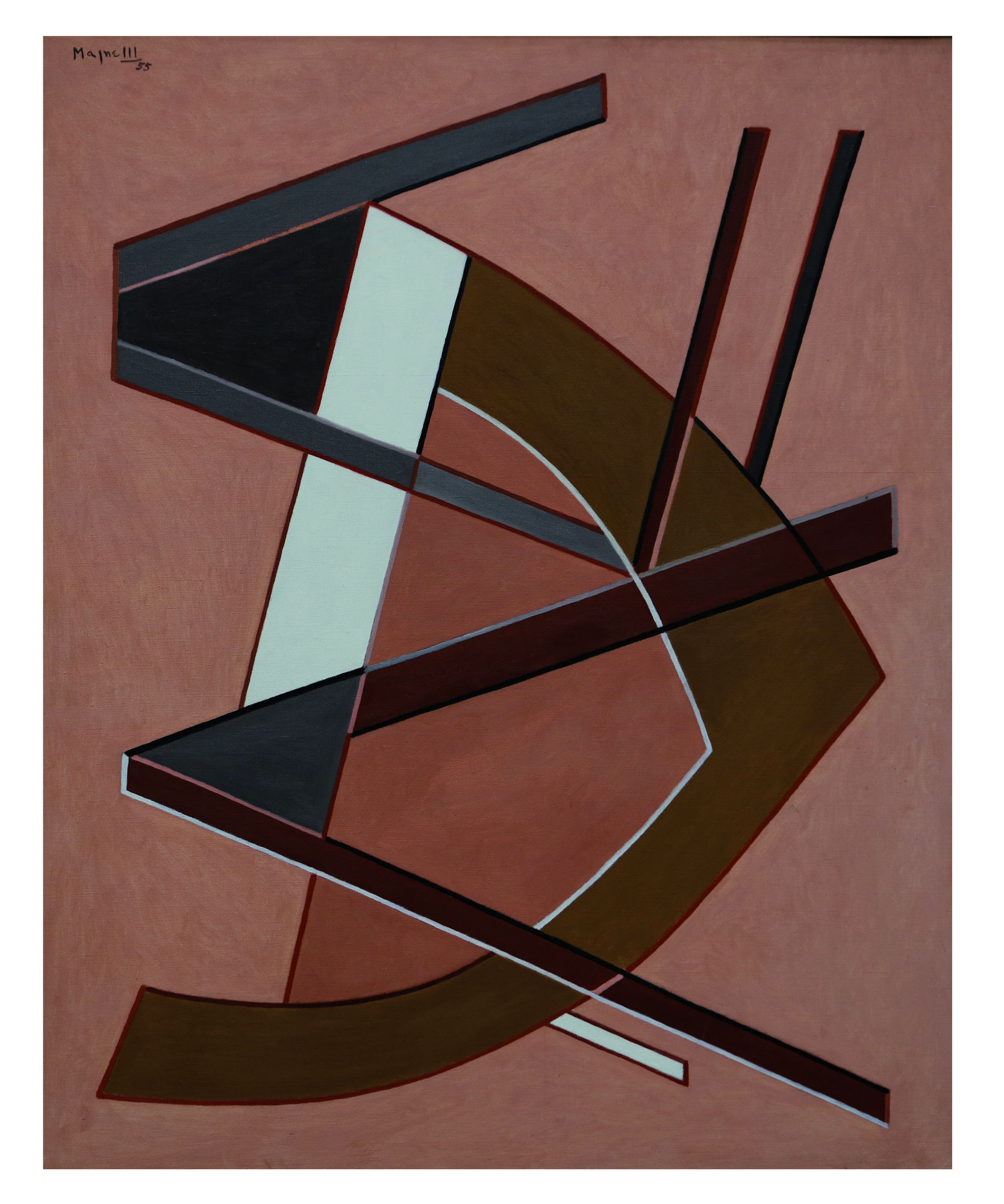 Traversée, 1955, olio su tela, cm 100x81