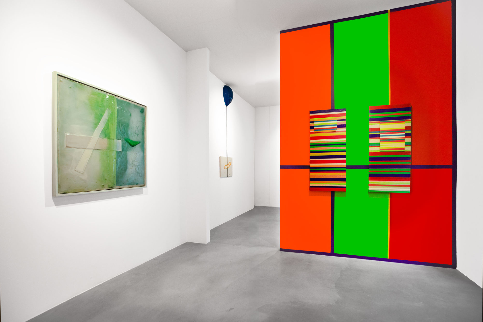 da sinistra: Faust Cardinali,, Aldo Mondino, Albano Morandi, Alberto Gianfreda