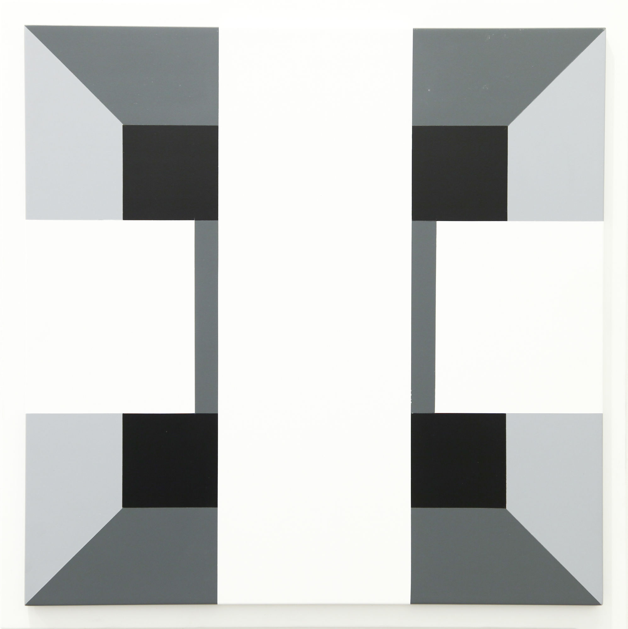 n.244, 1978, legno laccato, cm 50x50
