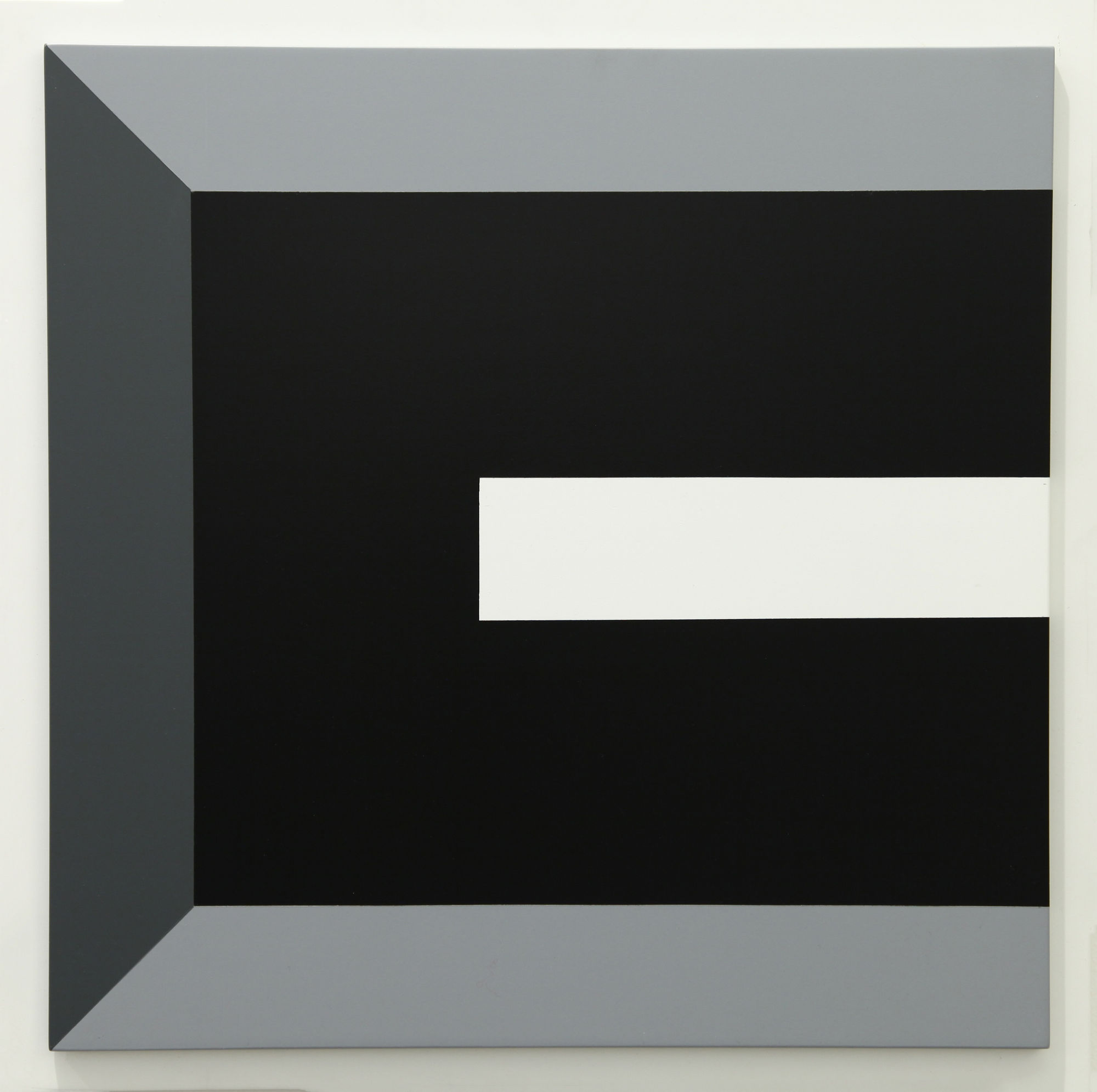 n.246, 1978, legno laccato, cm 50x50