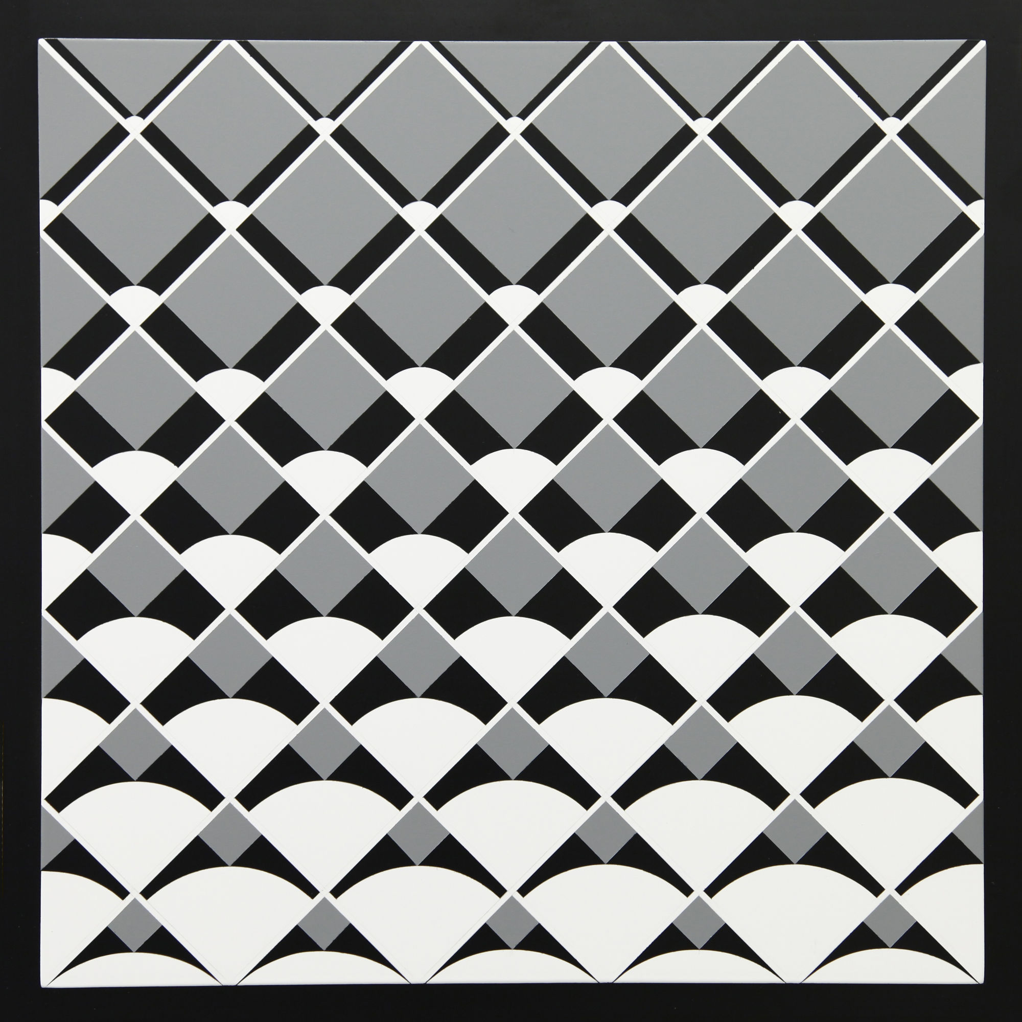 n.249, 1978, legno laccato, cm 50x50