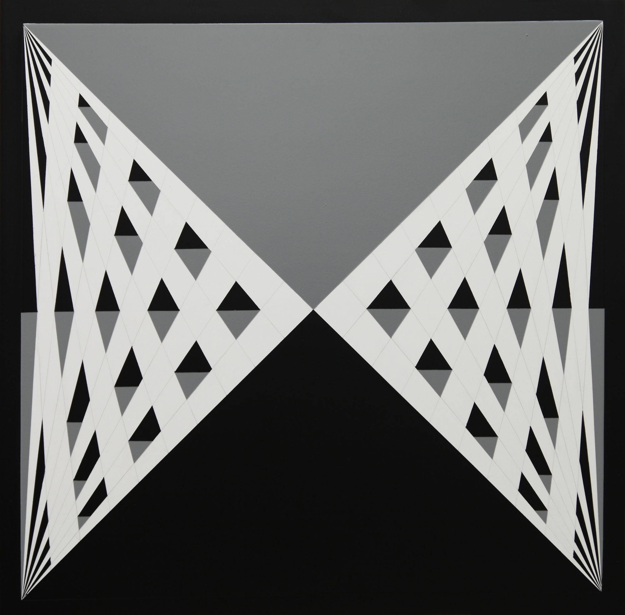 n.261, 1979, legno laccato, cm 50x50