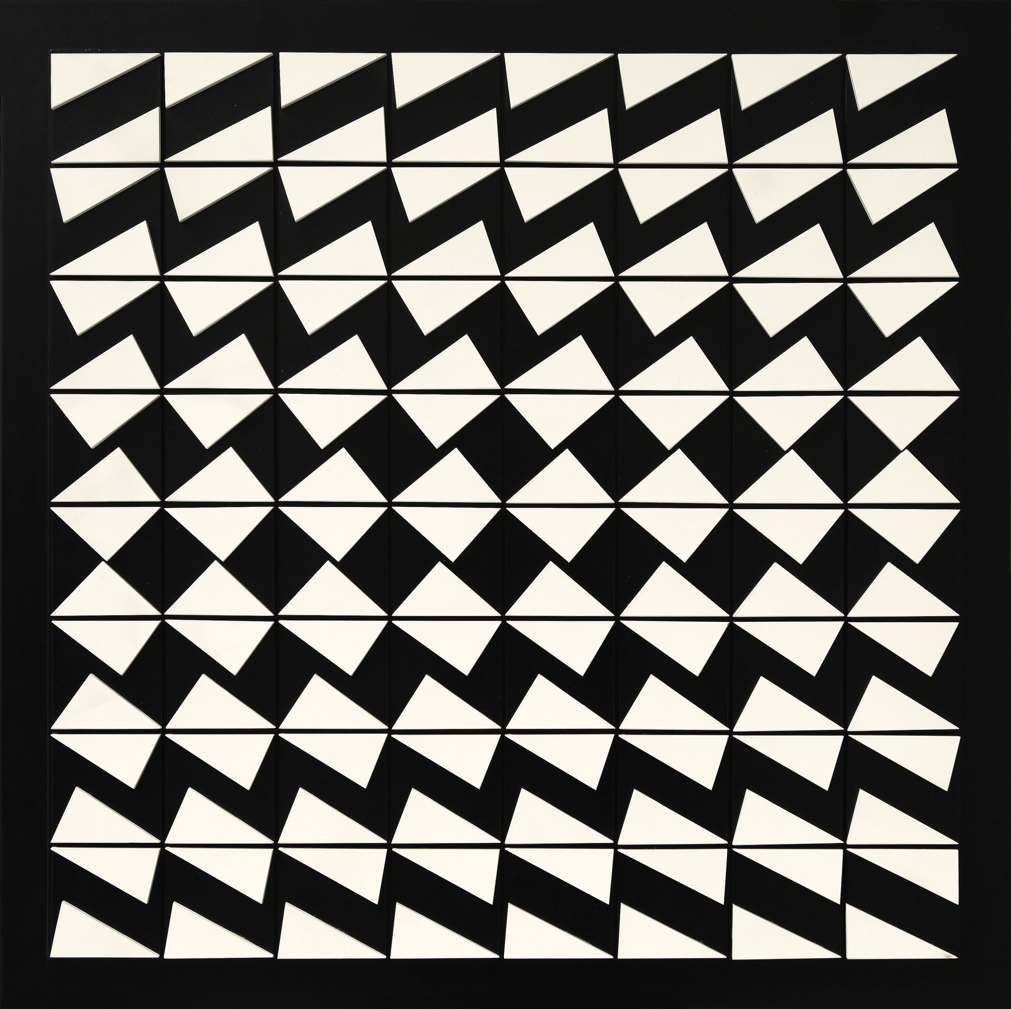 n. 137, 1971, legno laccato, cm 56x56x3,5