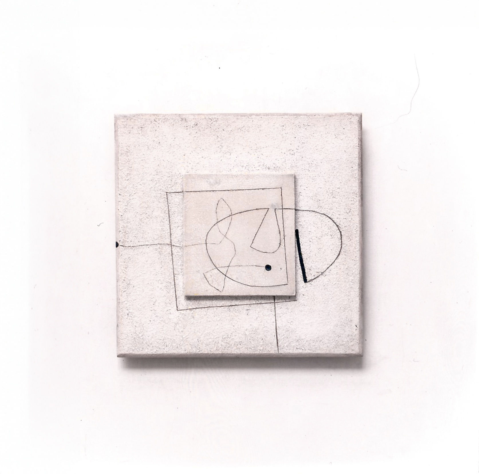 Victor Pasmore, Linear Motif, 1974, olio e incisioni su legno, cm 82x82