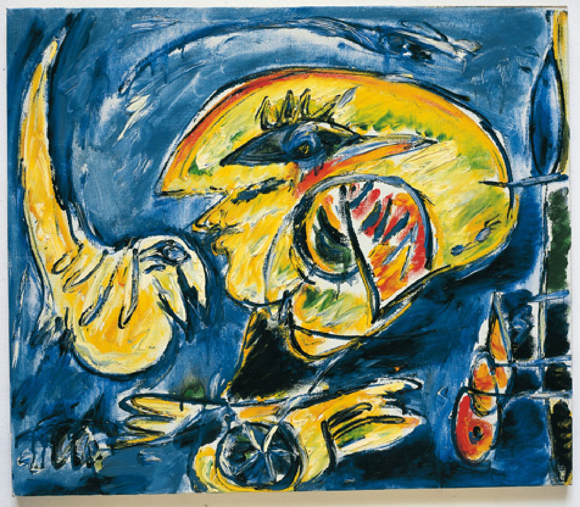 No Title, 1985, olio su tela, cm 60X70